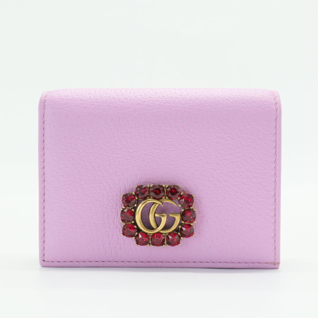 GG Marmont Flap Wallet Leather