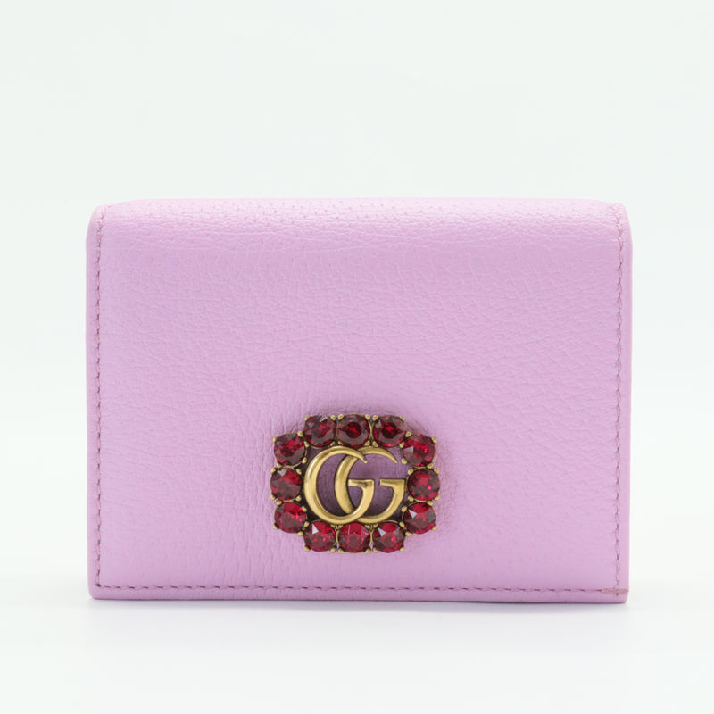 GG Marmont Flap Wallet Leather