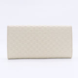 Soft Microguccissima Continental Wallet Soft White