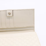 Soft Microguccissima Continental Wallet Soft White