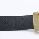 Monogram Multicolor Belt Black