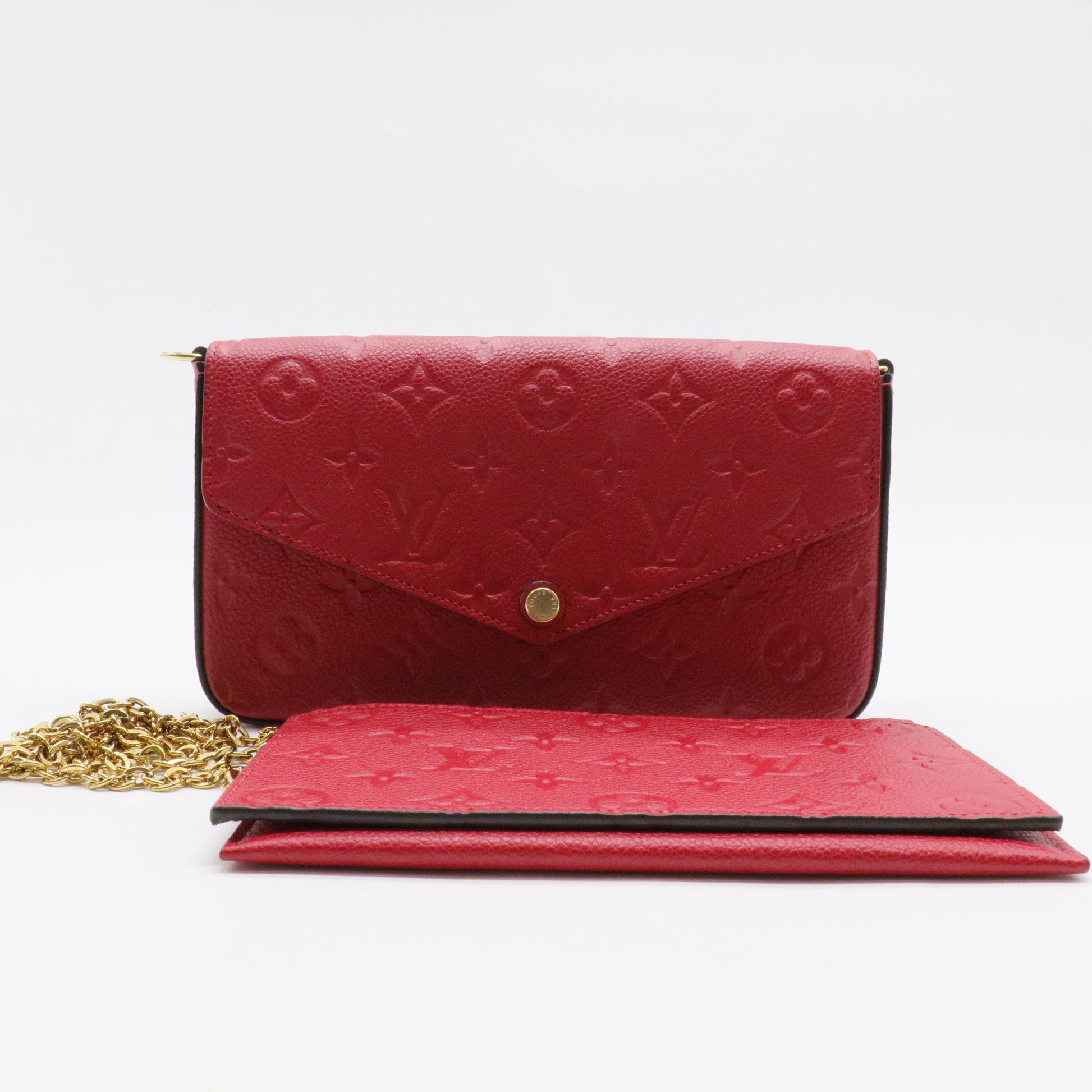 Felicie Pochette Monogram Empreinte Leather