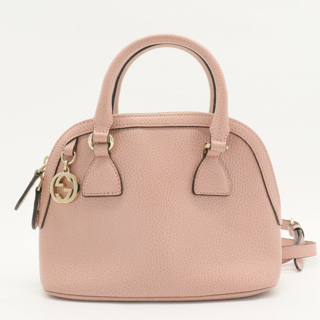 Convertible Dome Satchel Microguccissima Leather Mini