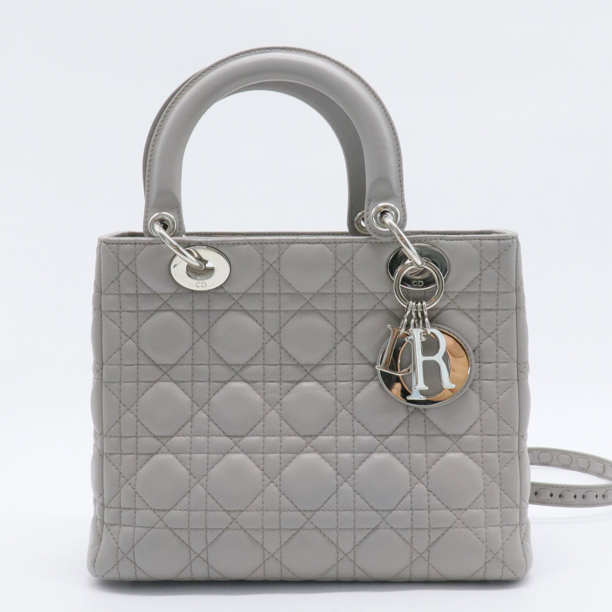 Lady Dior Bag Cannage Quilt Lambskin Medium