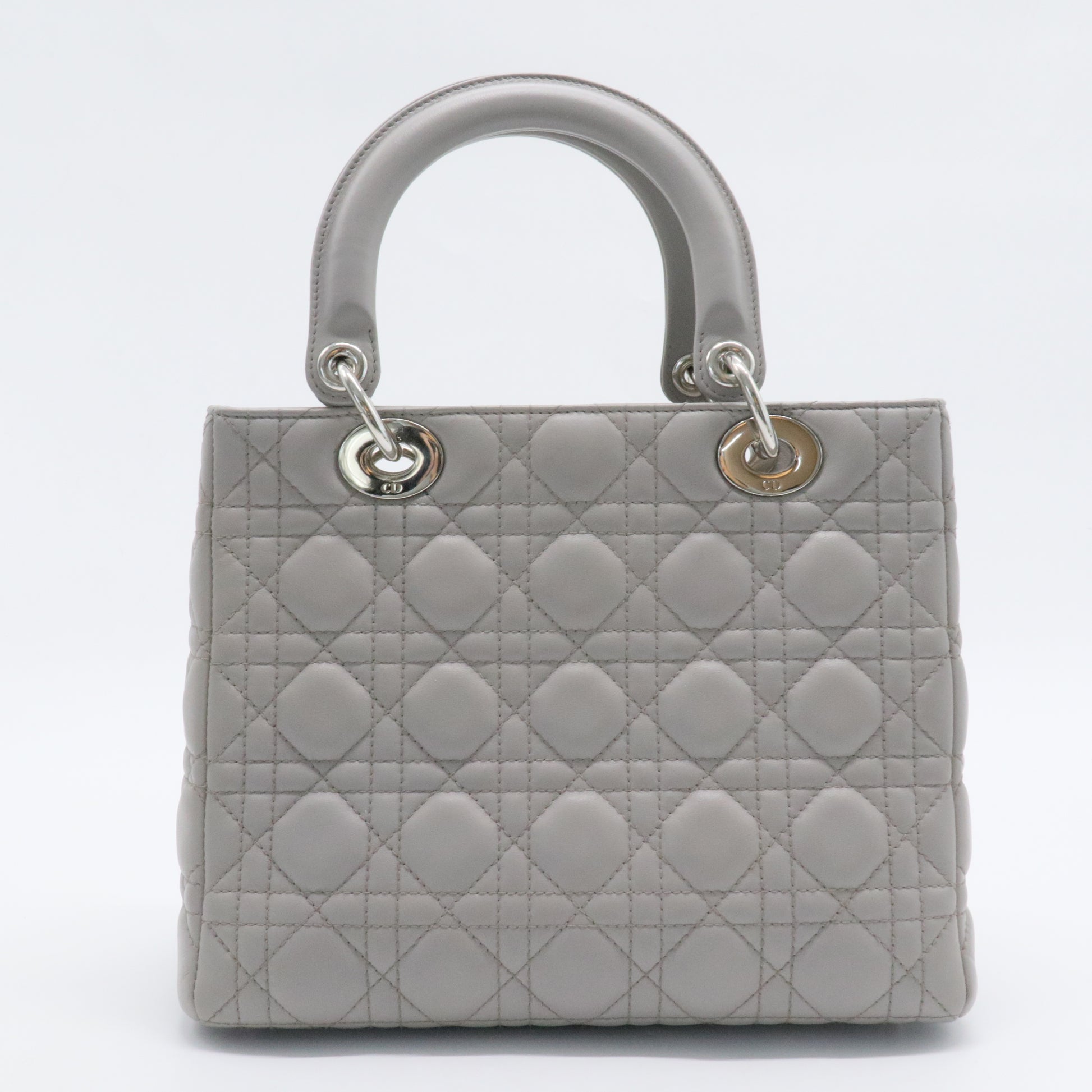 Lady Dior Bag Cannage Quilt Lambskin Medium