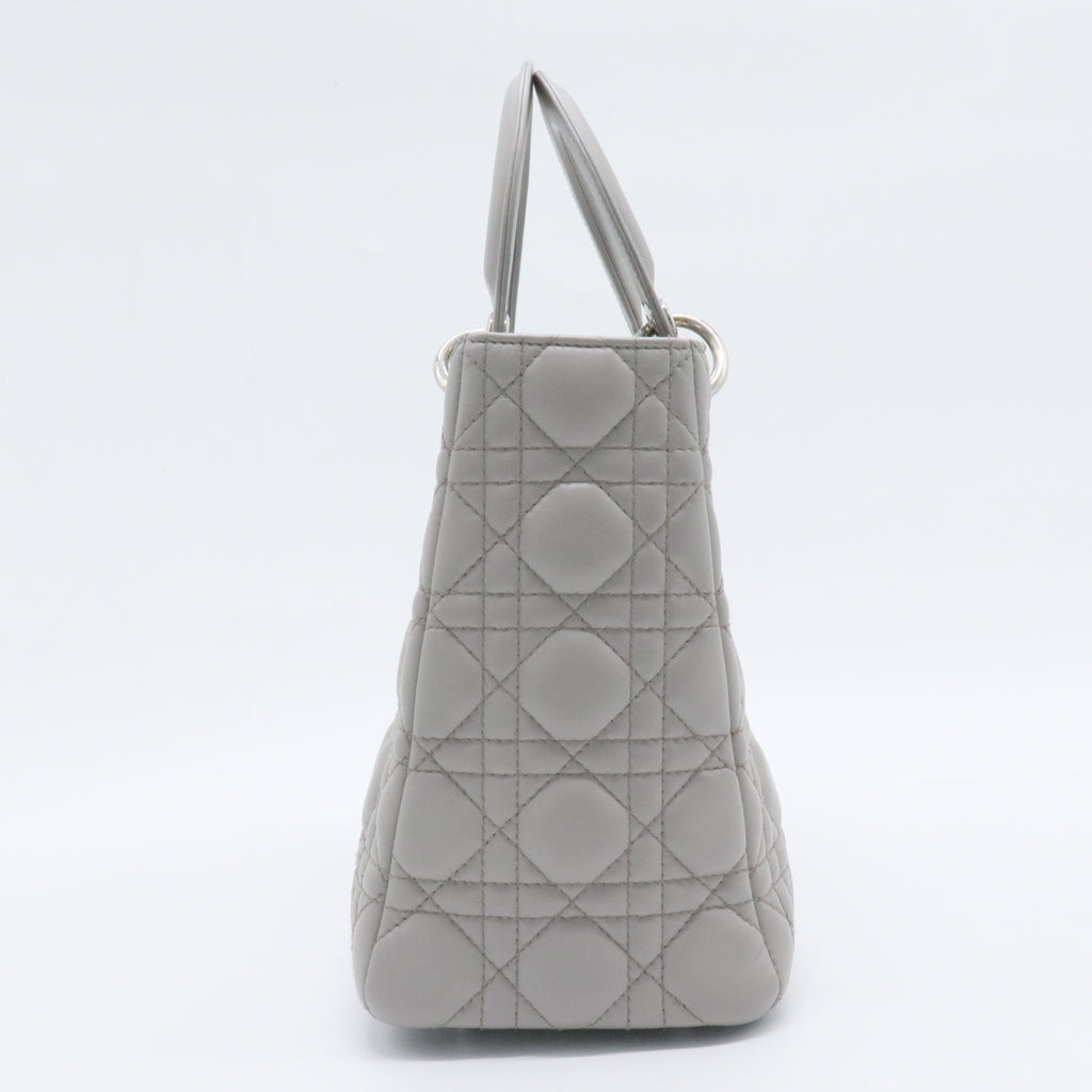 Lady Dior Bag Cannage Quilt Lambskin Medium