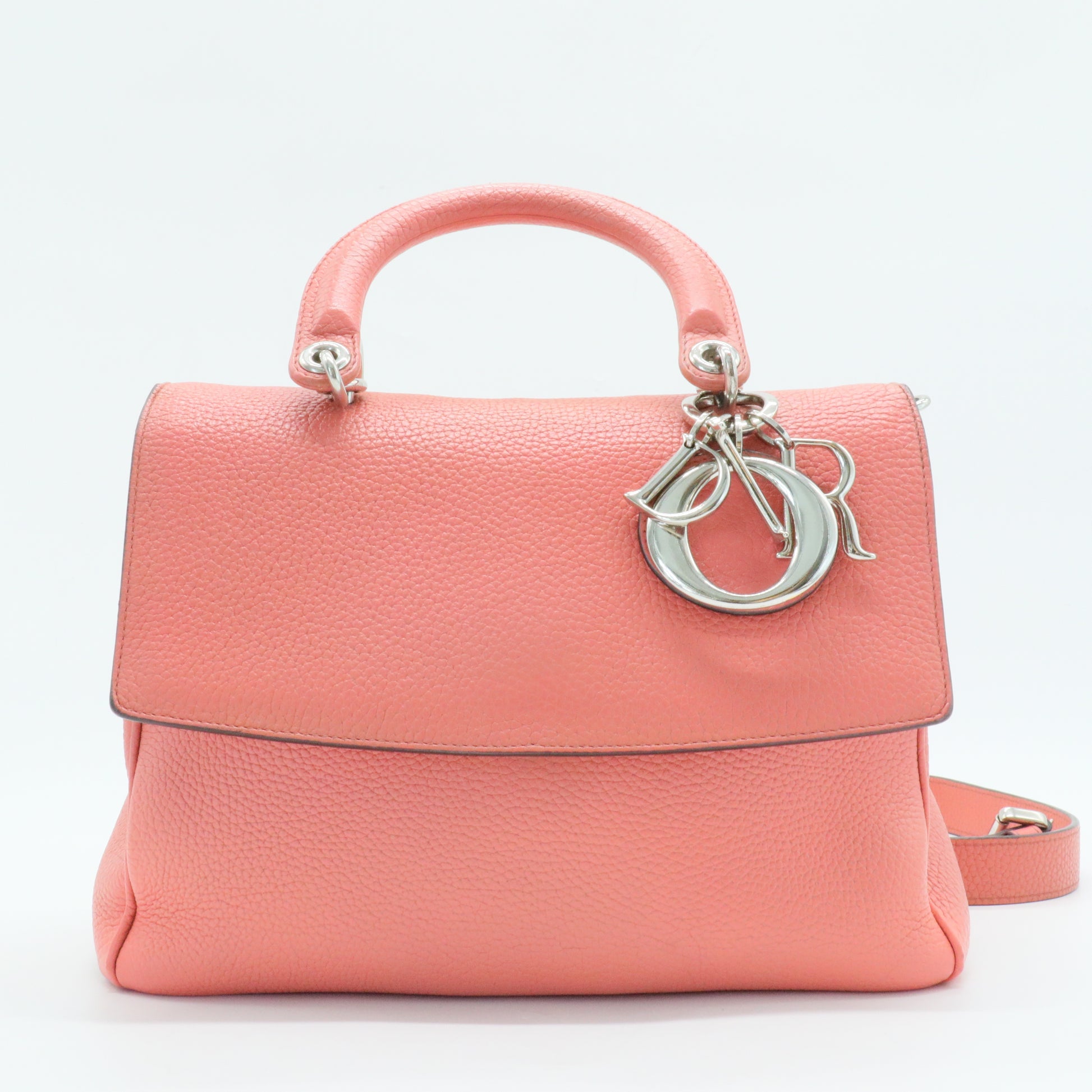 Be Dior Bag Pebbled Leather Small