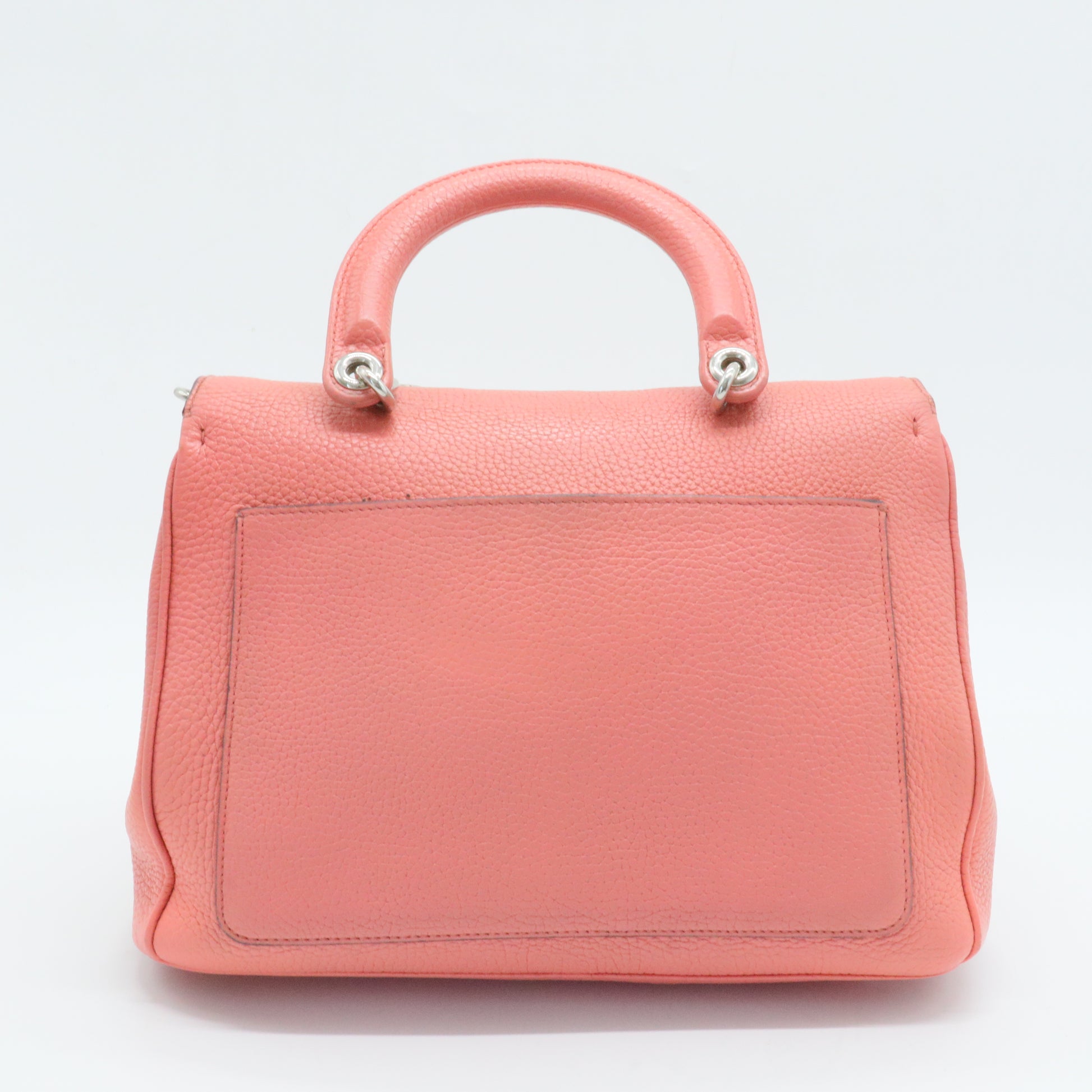 Be Dior Bag Pebbled Leather Small