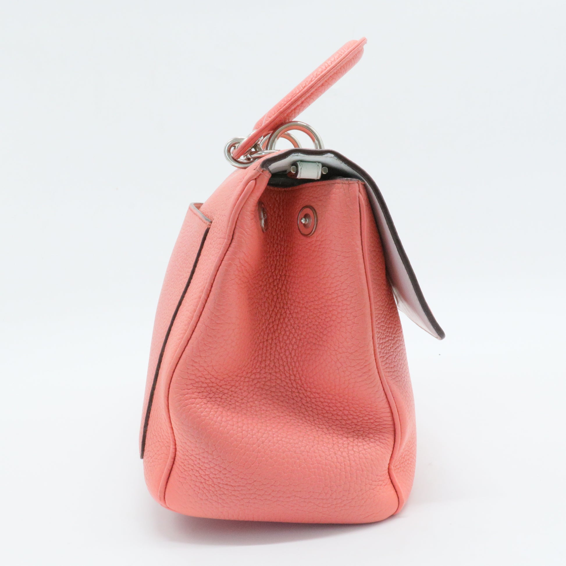 Be Dior Bag Pebbled Leather Small