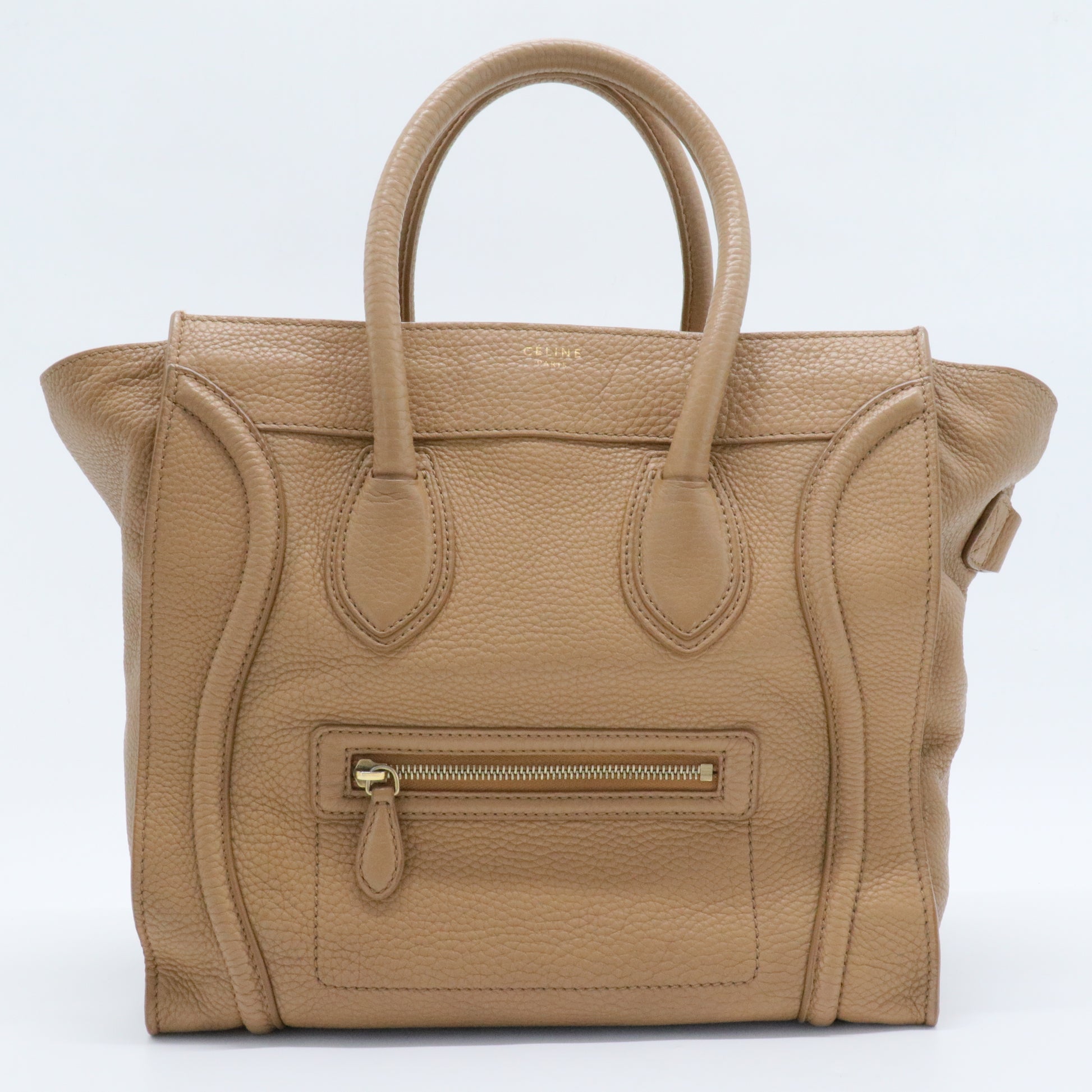 Luggage Bag Grainy Leather Mini