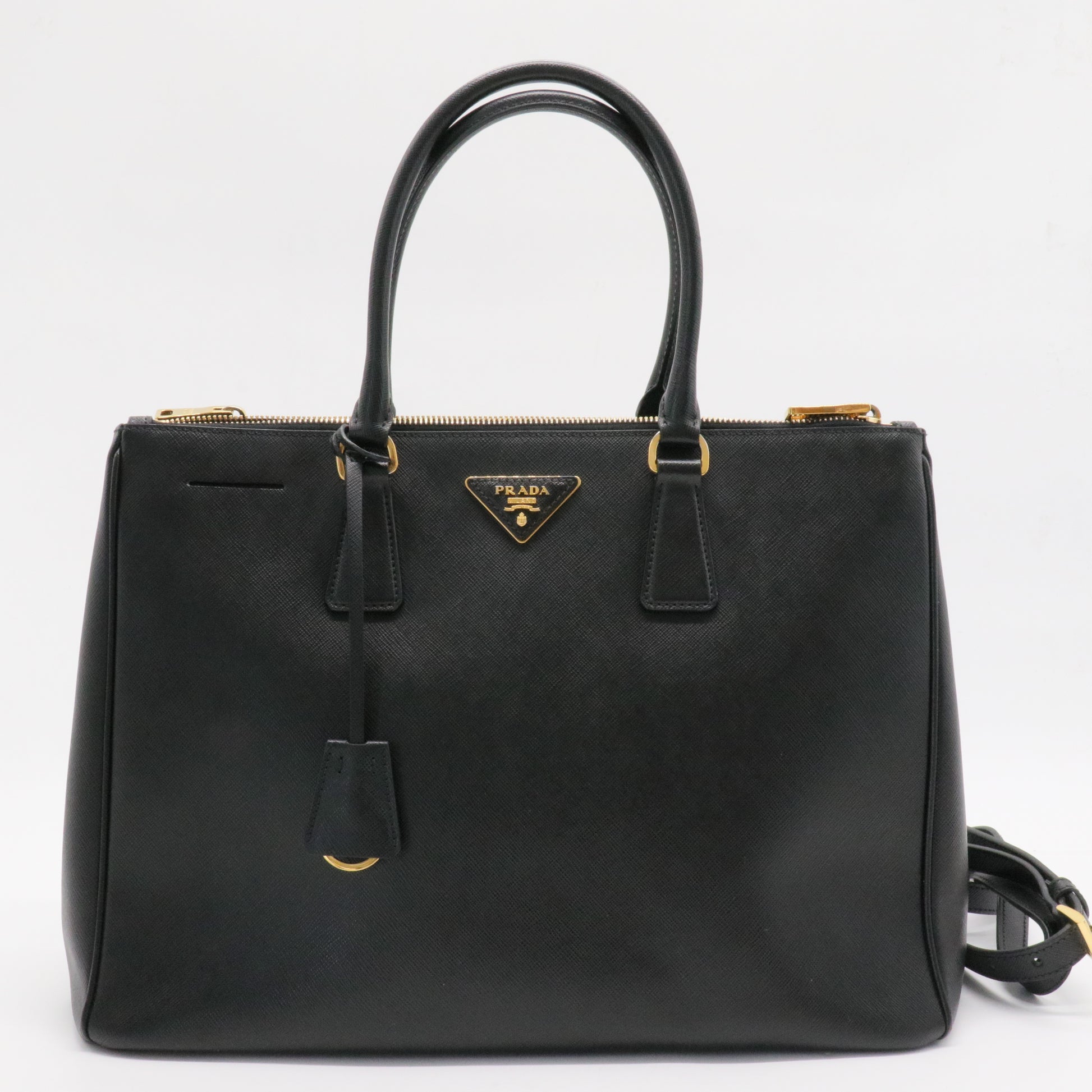 Galleria Double Zip Tote Saffiano Leather Large