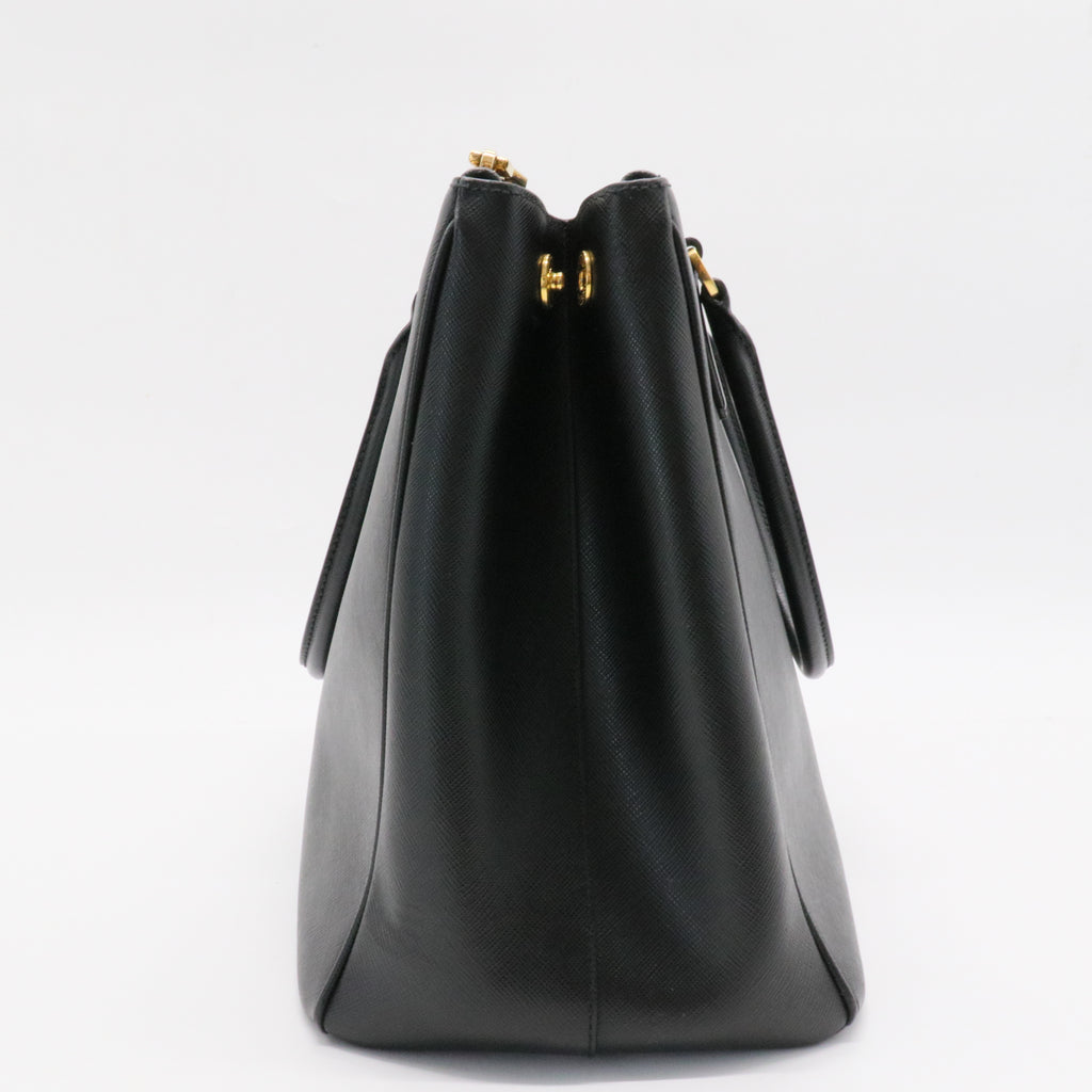Galleria Double Zip Tote Saffiano Leather Large