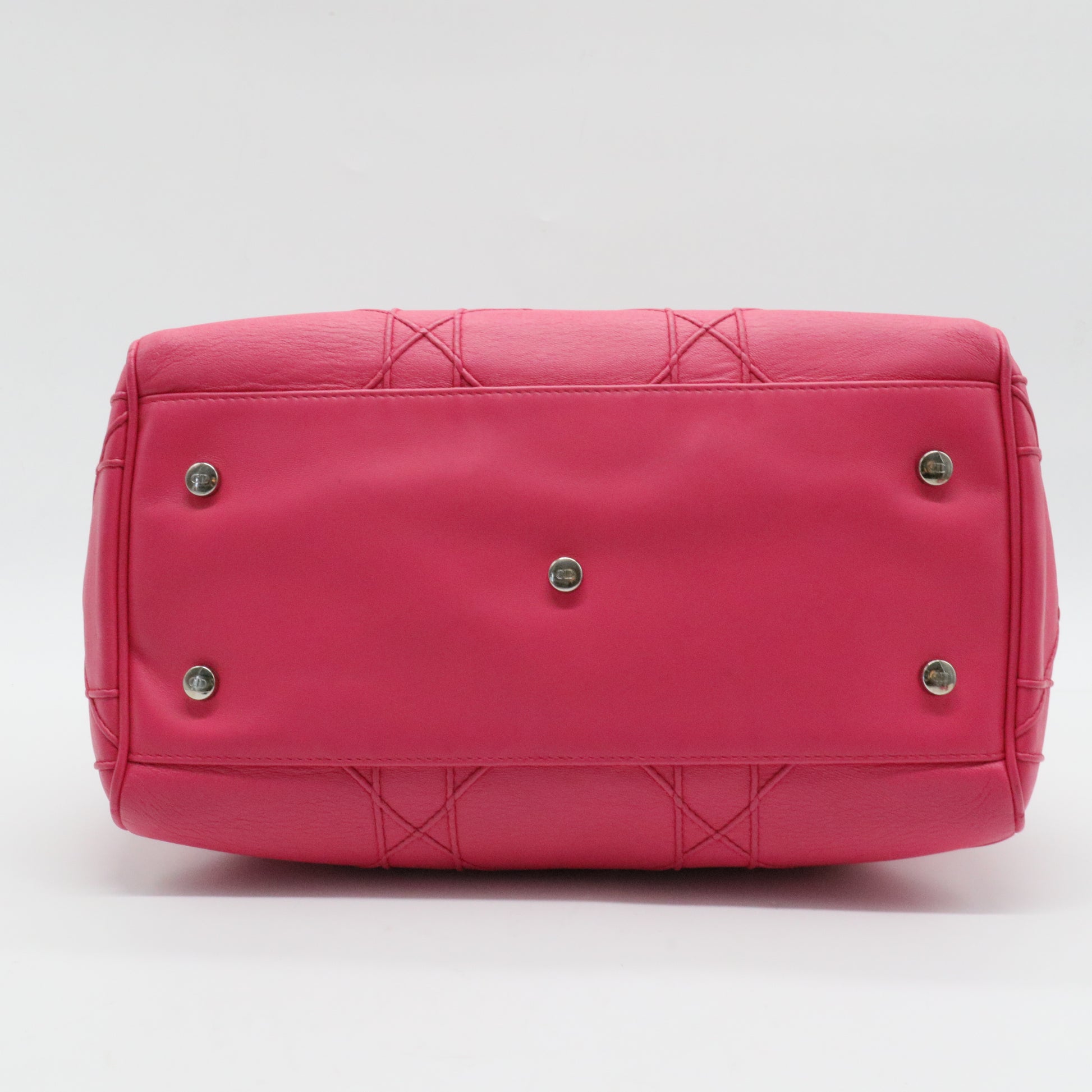 Granville Polochon Handbag Cannage Quilt Leather Medium Add