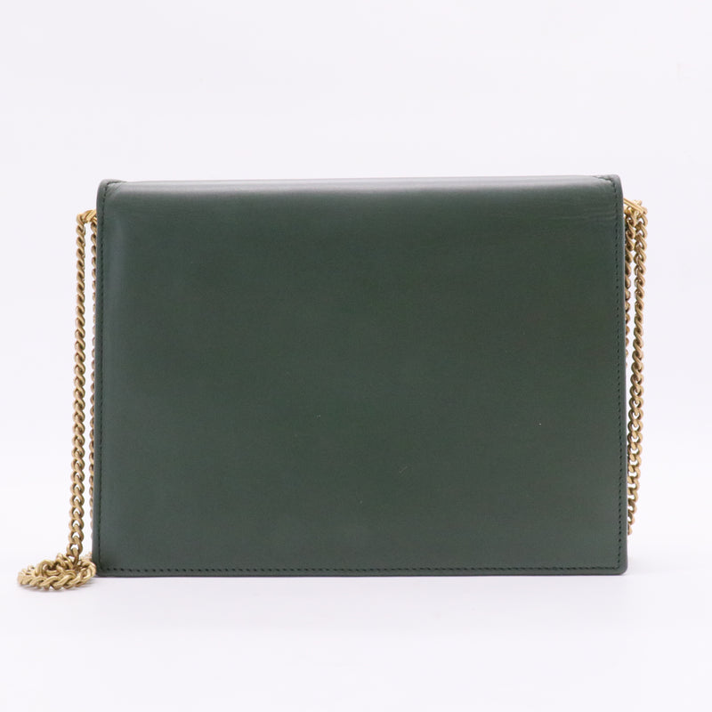 Cassandra Chain Wallet Leather