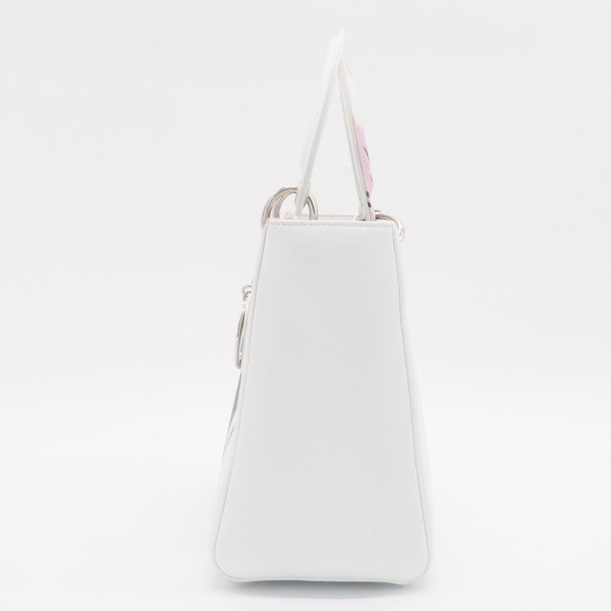 Lady Dior Bag Printed Leather Medium
