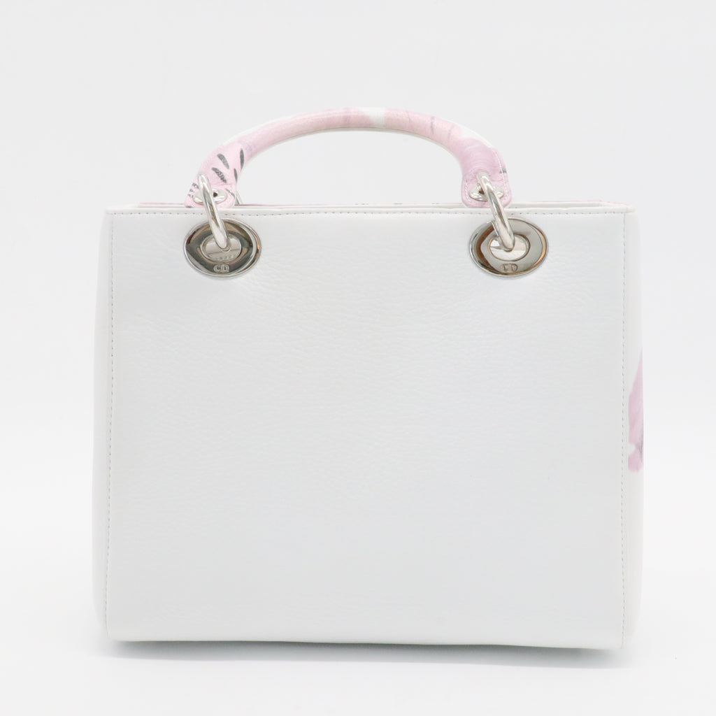 Lady Dior Bag Printed Leather Medium