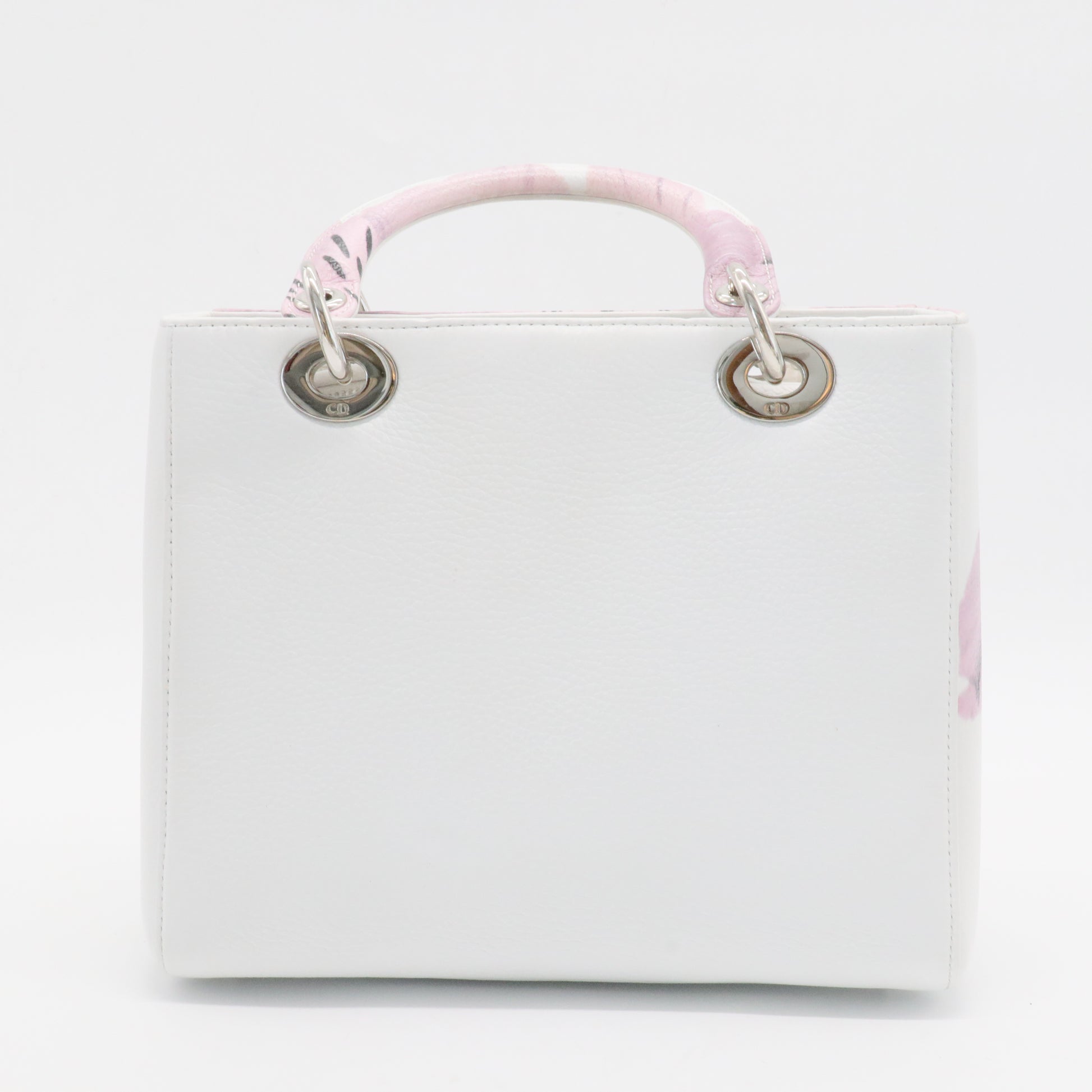 Lady Dior Bag Printed Leather Medium