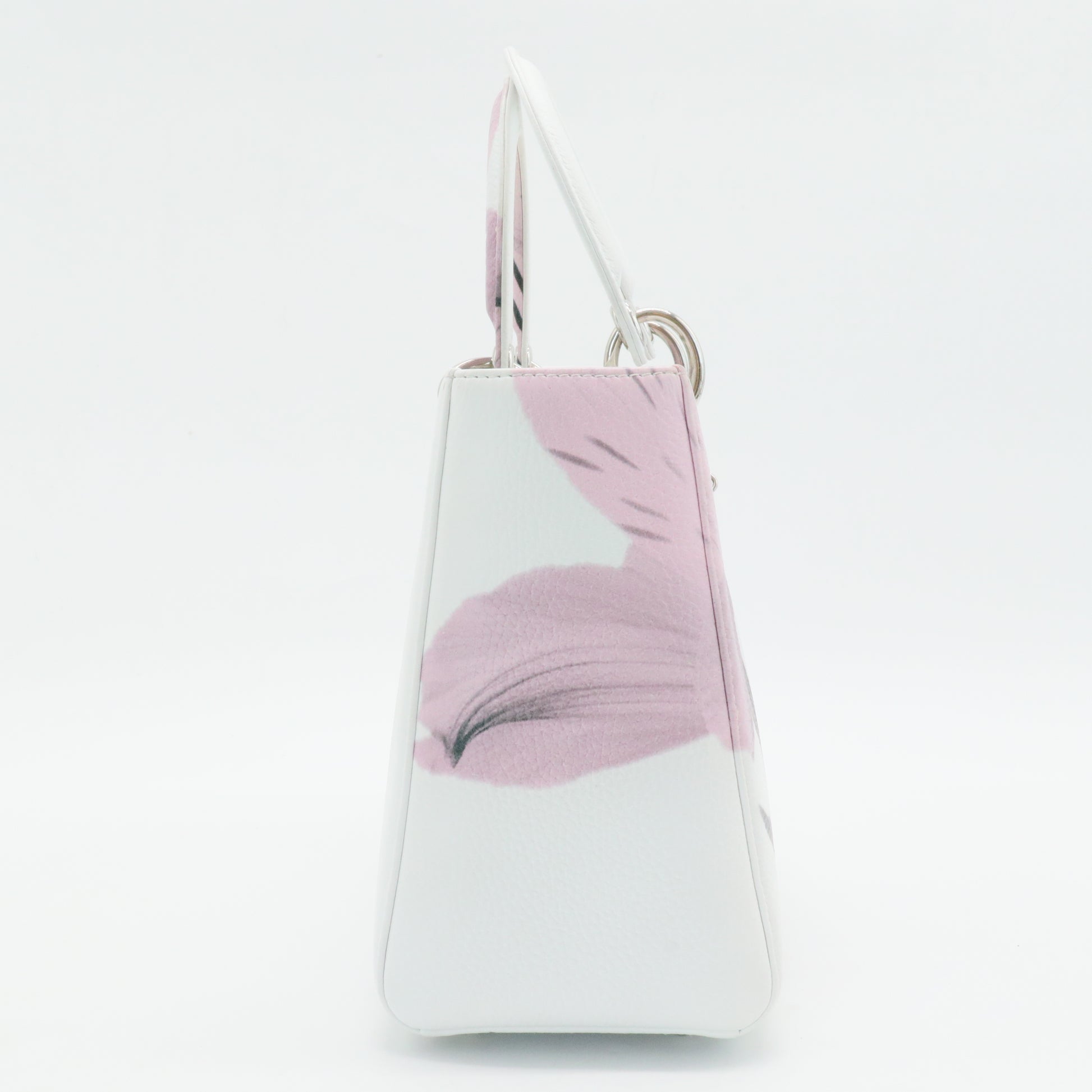 Lady Dior Bag Printed Leather Medium