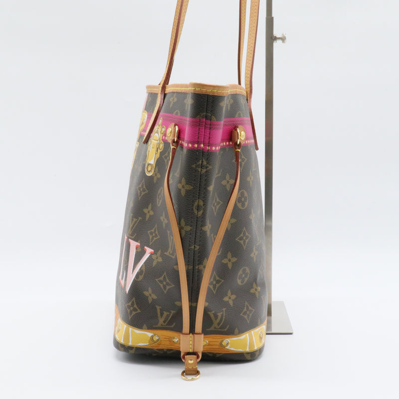 Neverfull NM Tote Limited Edition Summer Trunks Monogram Canvas MM