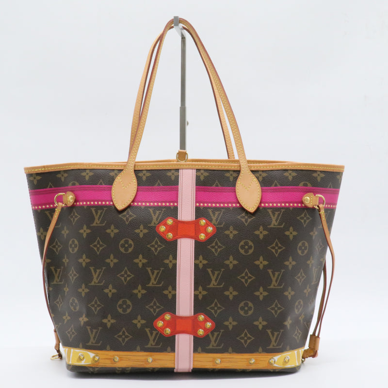 Neverfull NM Tote Limited Edition Summer Trunks Monogram Canvas MM