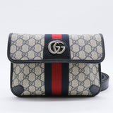 Ophidia Flap Belt Bag GG Coated Canvas