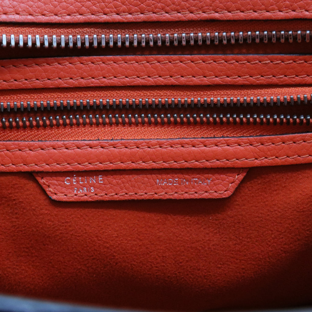 Luggage Bag Smooth Leather Micro
