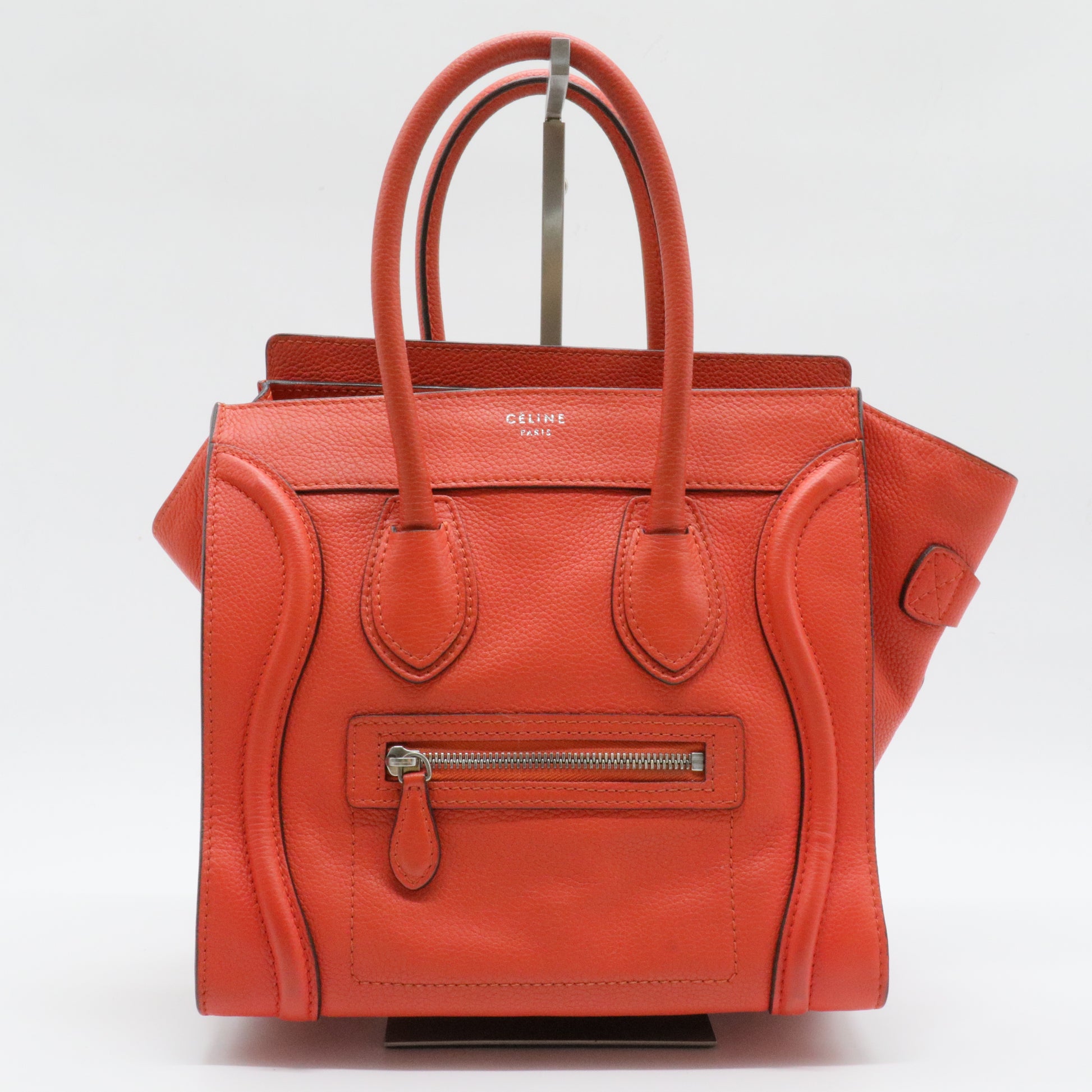 Luggage Bag Smooth Leather Micro