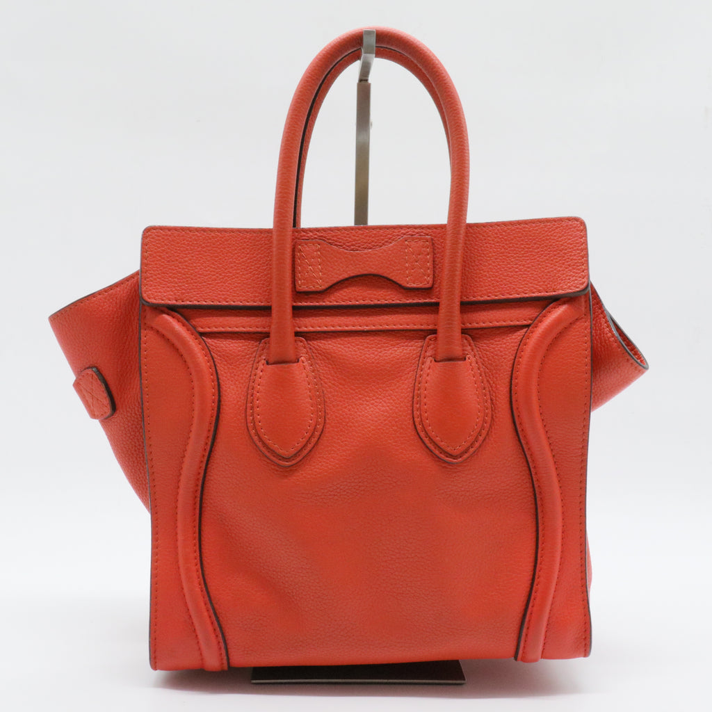 Luggage Bag Smooth Leather Micro