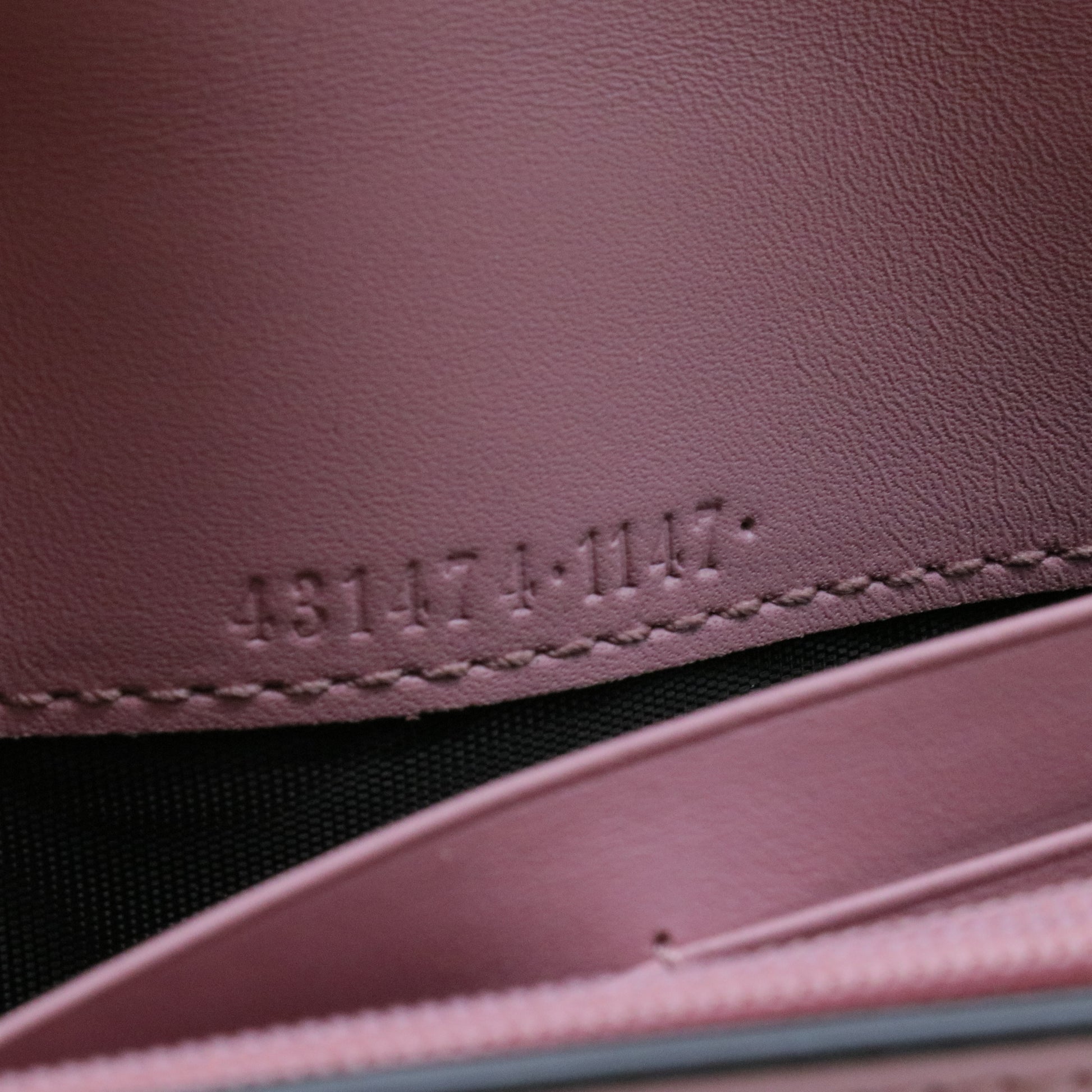 Pearly Coated Canvas with Leather Wallet