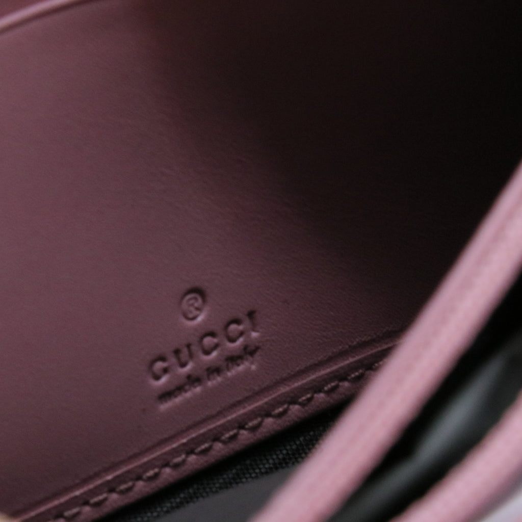 Pearly Coated Canvas with Leather Wallet