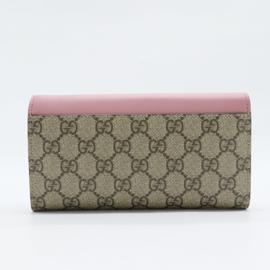Pearly Coated Canvas with Leather Wallet