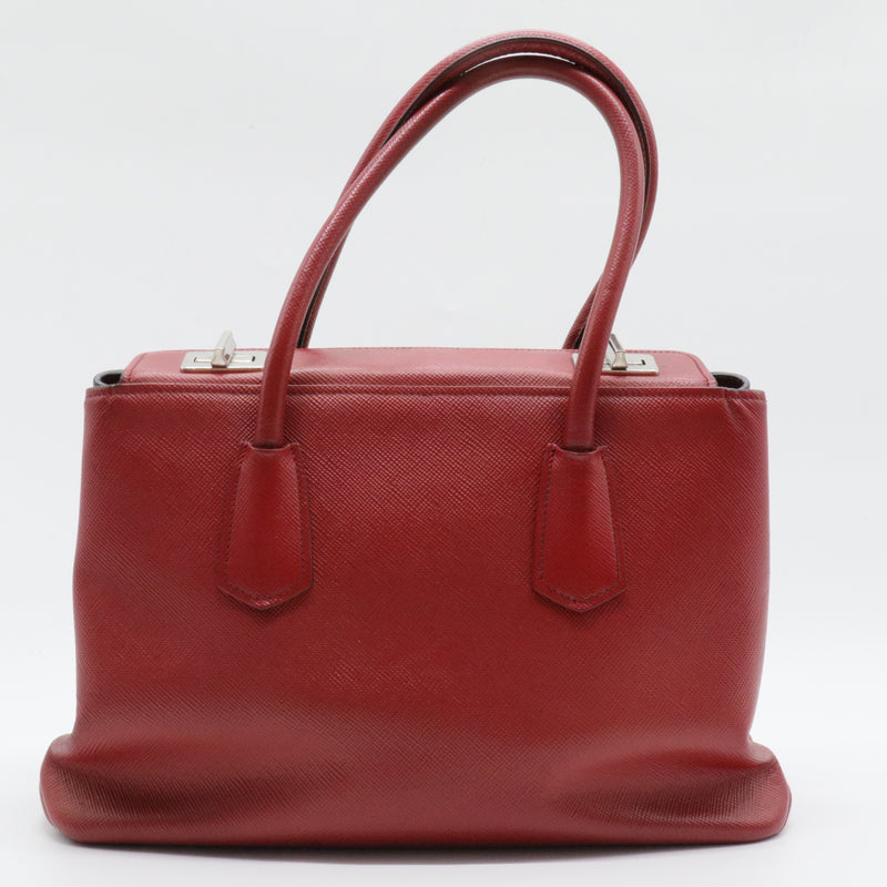 Medium Saffiano Cuir Twin Bag