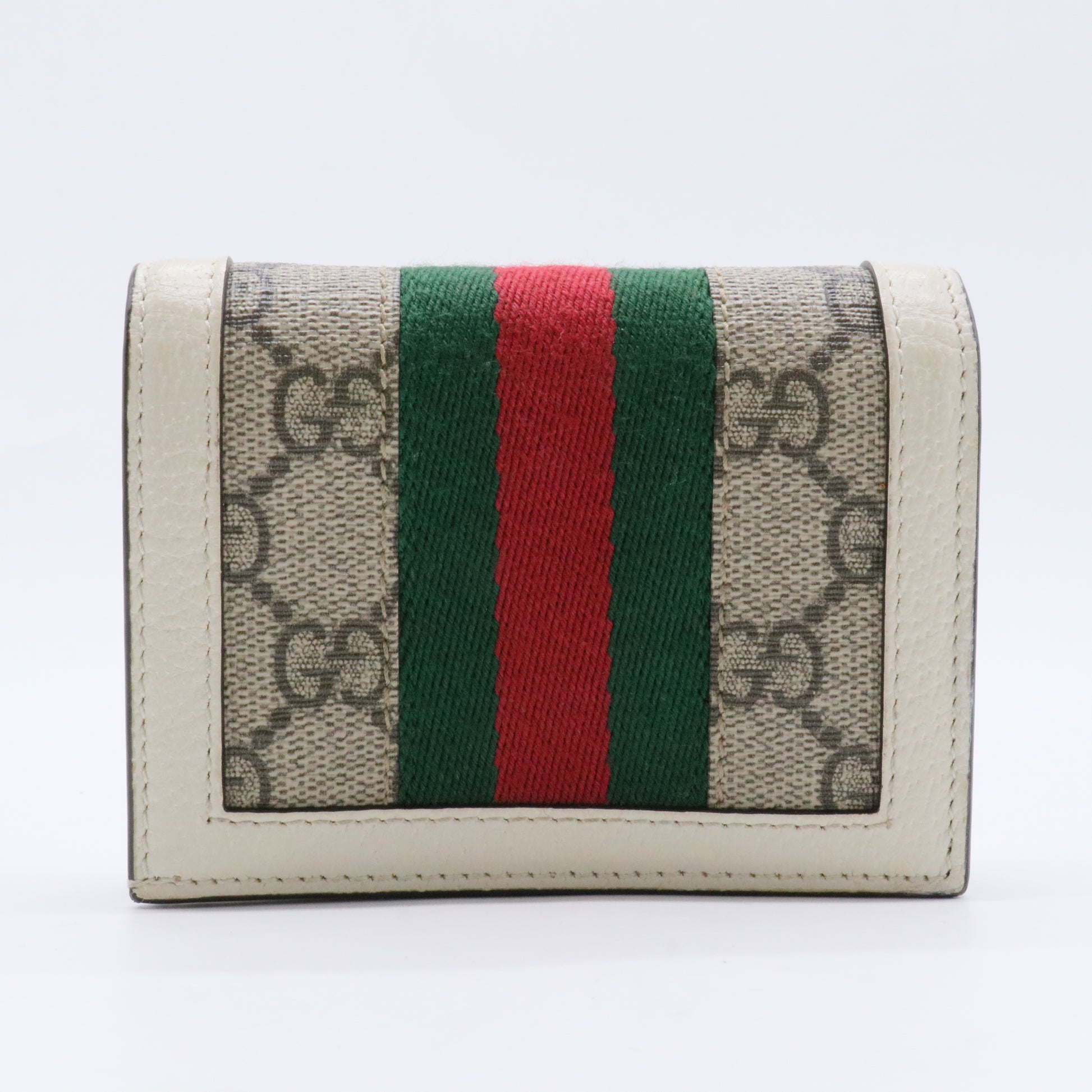 GG Supreme Monogram Queen Margaret Card Case
