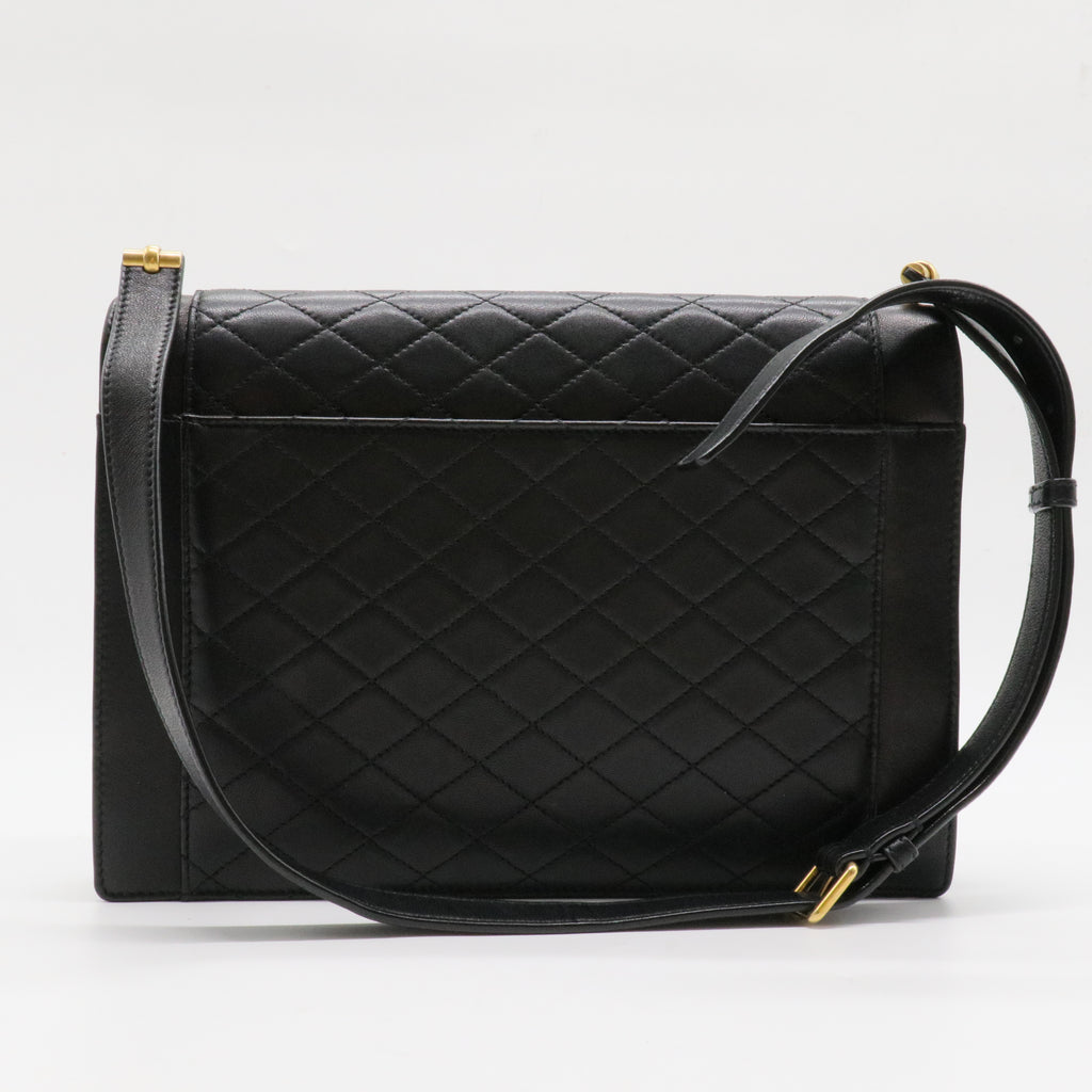 Gaby Envelope Satchel Quilted Leather