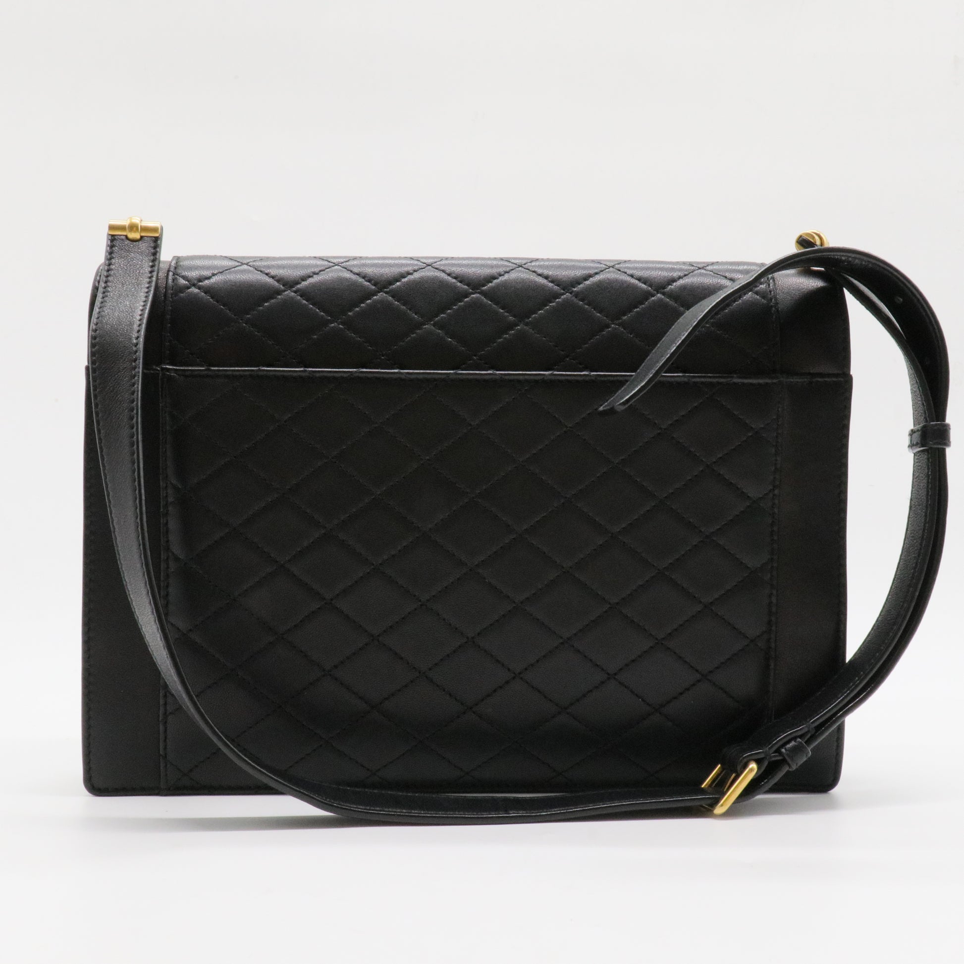 Gaby Envelope Satchel Quilted Leather
