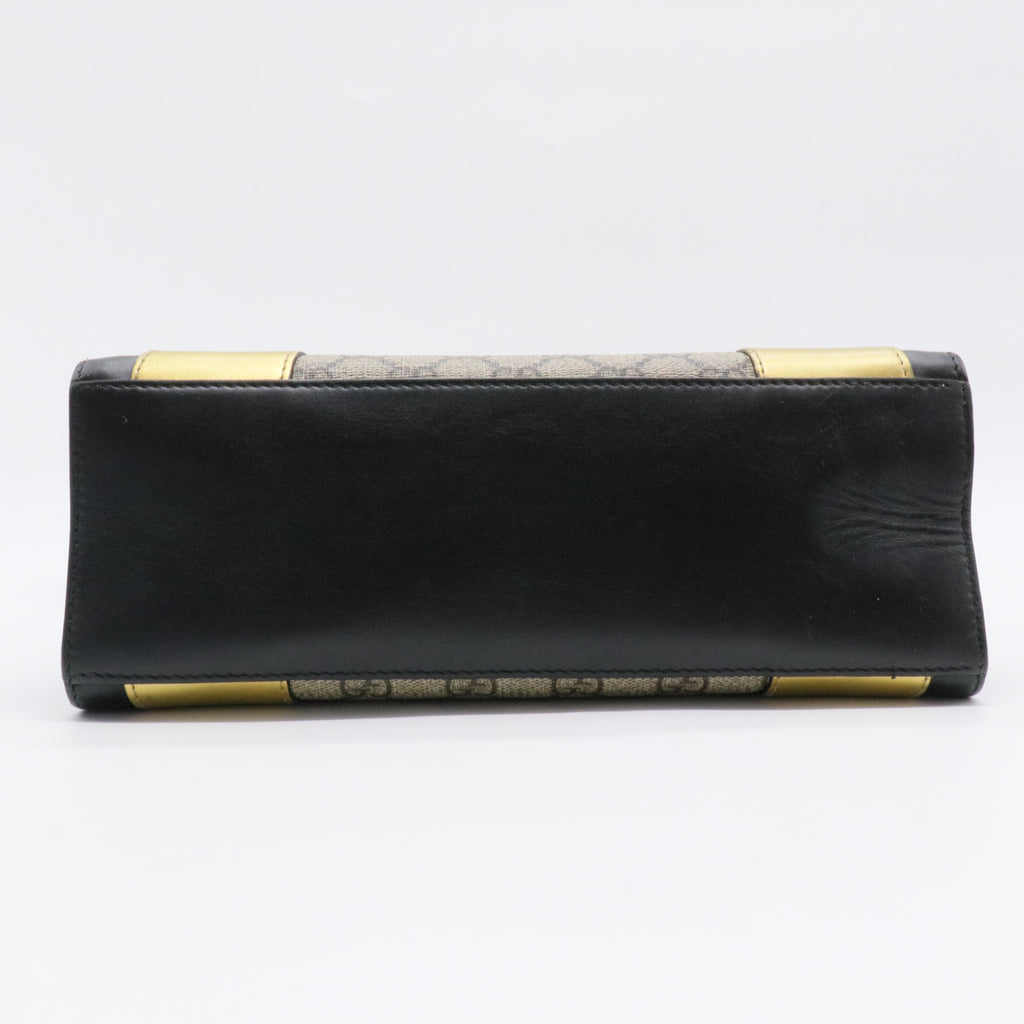 Osiride Top Handle Bag GG Coated Canvas and Leather Small