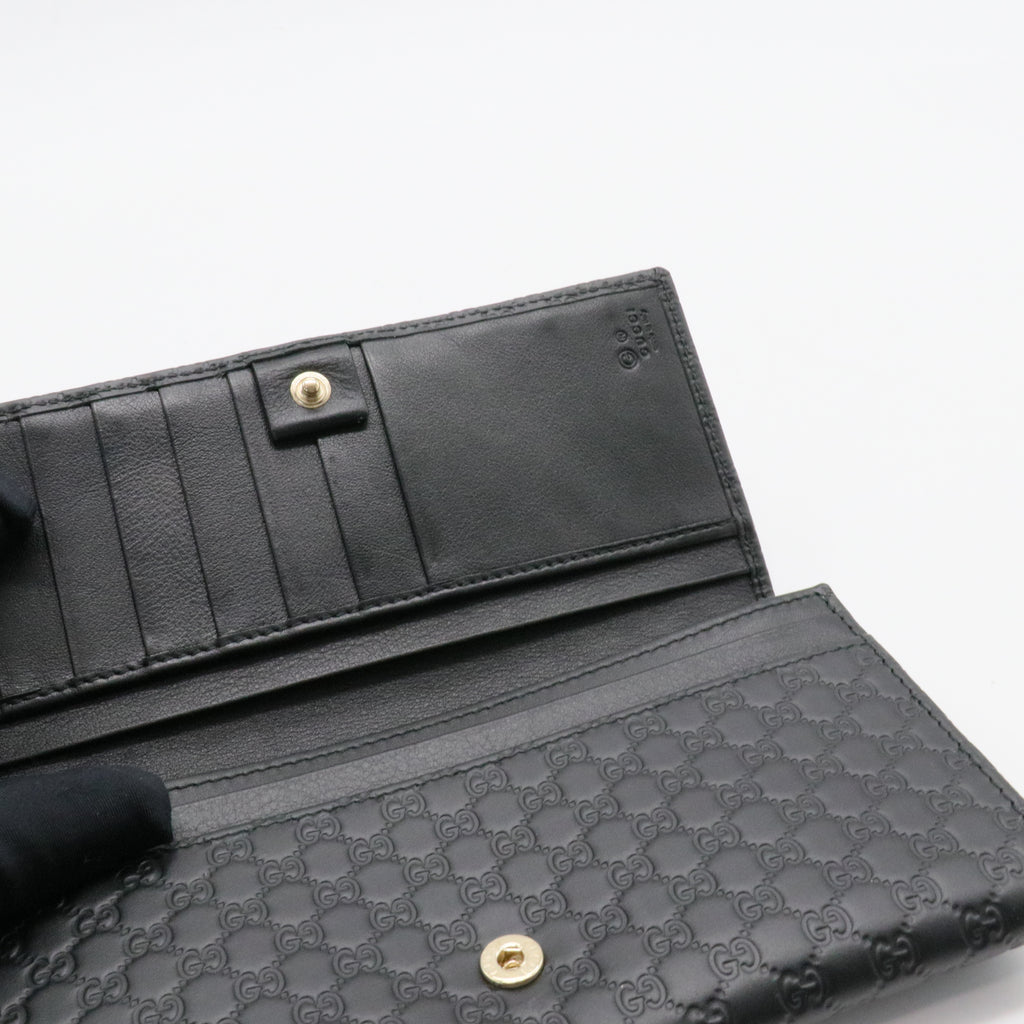 Flap Wallet Microguccissima Leather Long