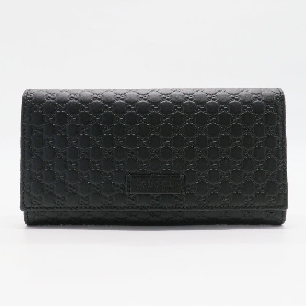 Flap Wallet Microguccissima Leather Long