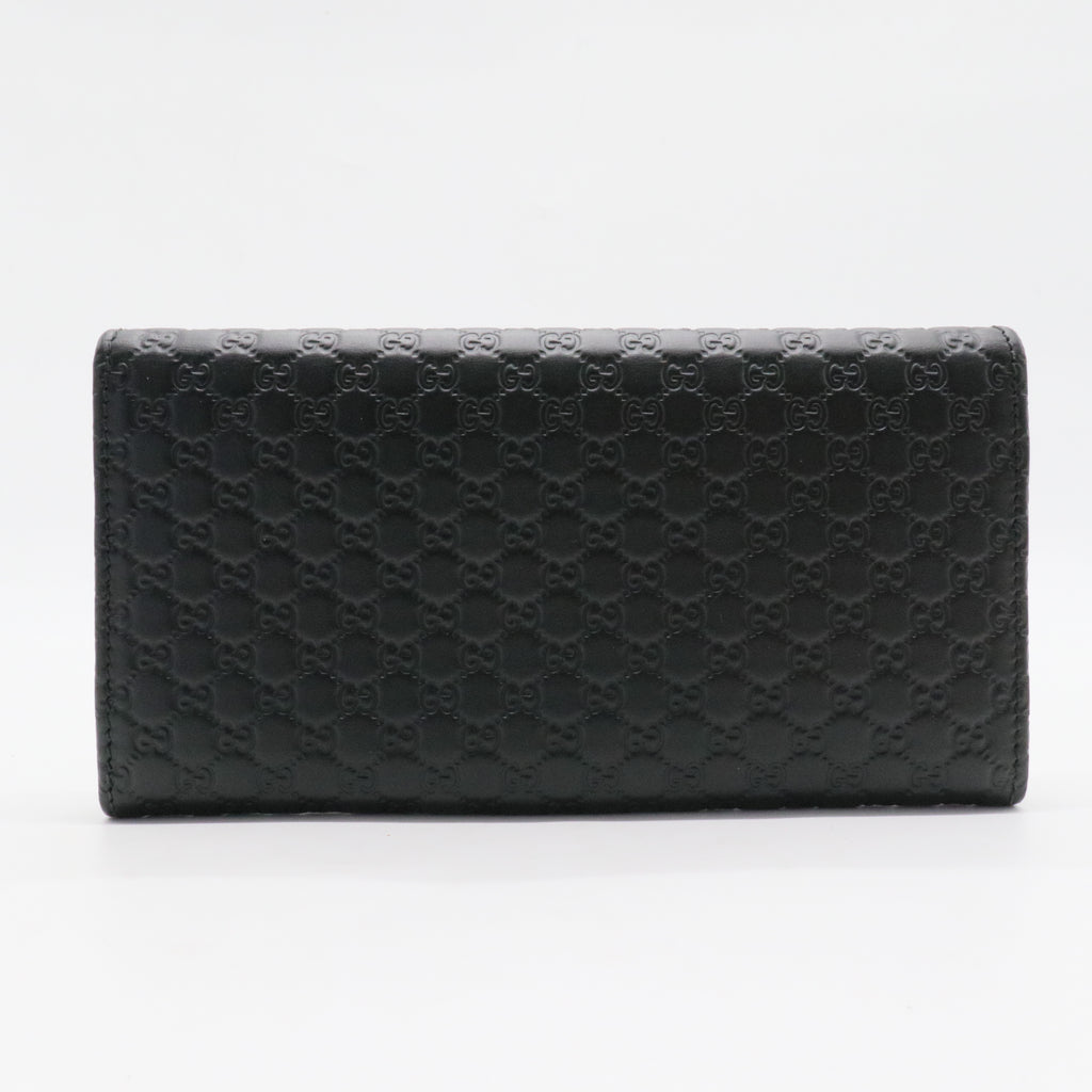 Flap Wallet Microguccissima Leather Long