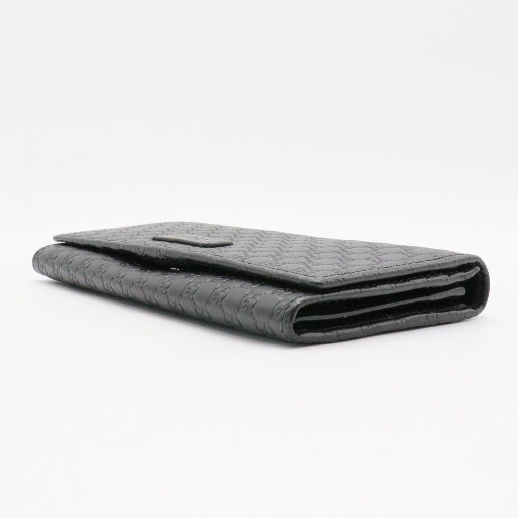 Flap Wallet Microguccissima Leather Long