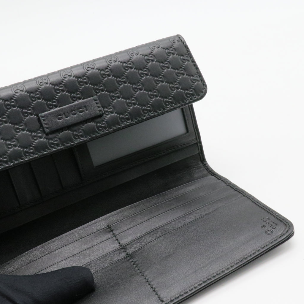Microguccissima Continental Flap Wallet