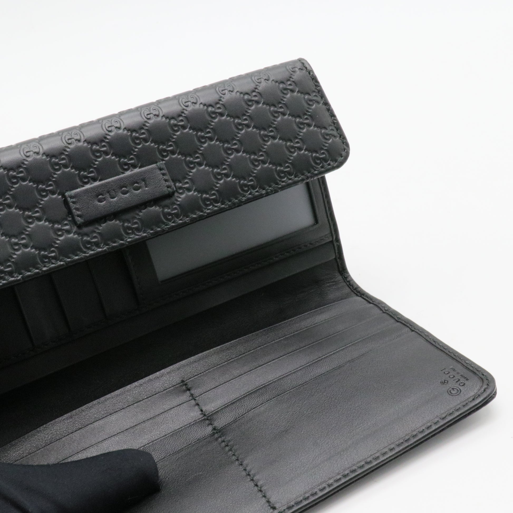 Microguccissima Continental Flap Wallet