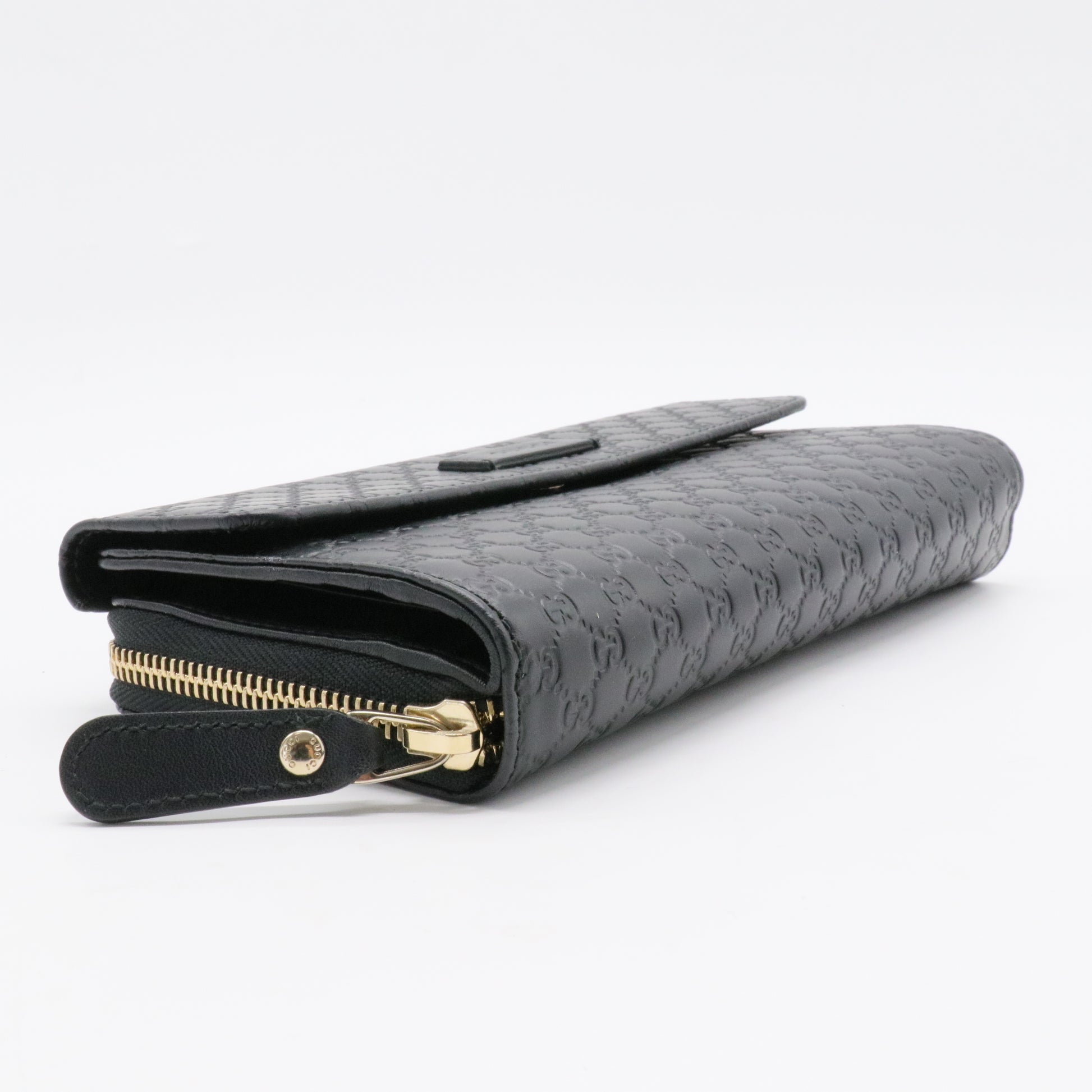 Microguccissima Continental Flap Wallet