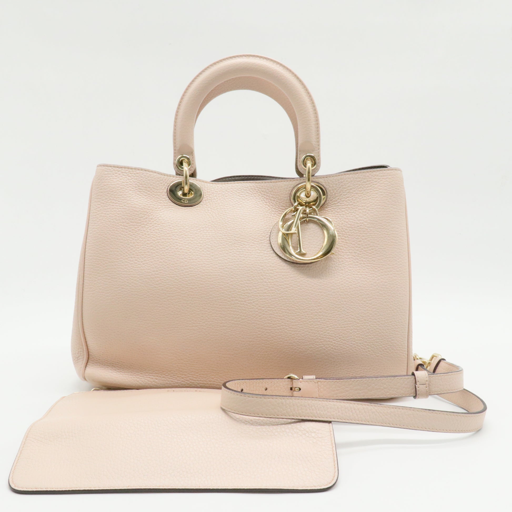 Diorissimo Tote Pebbled Leather Mini