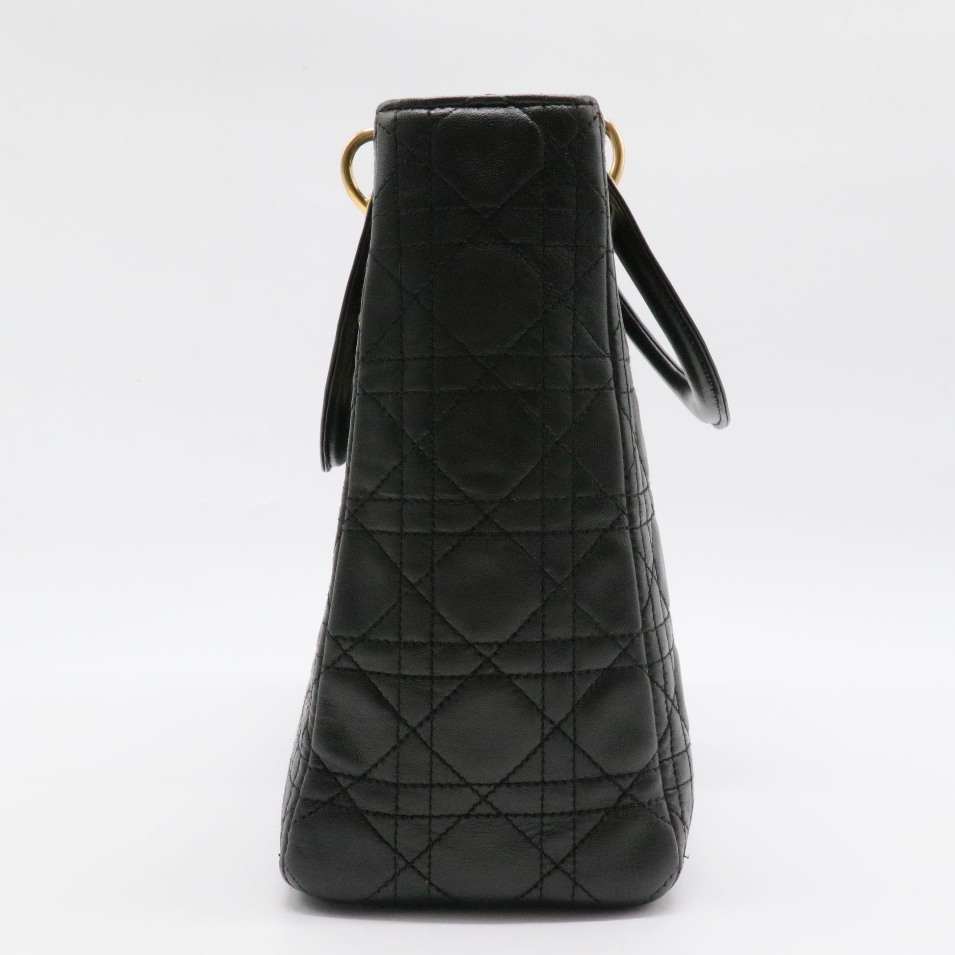 Lady Dior Bag Cannage Quilt Lambskin Large