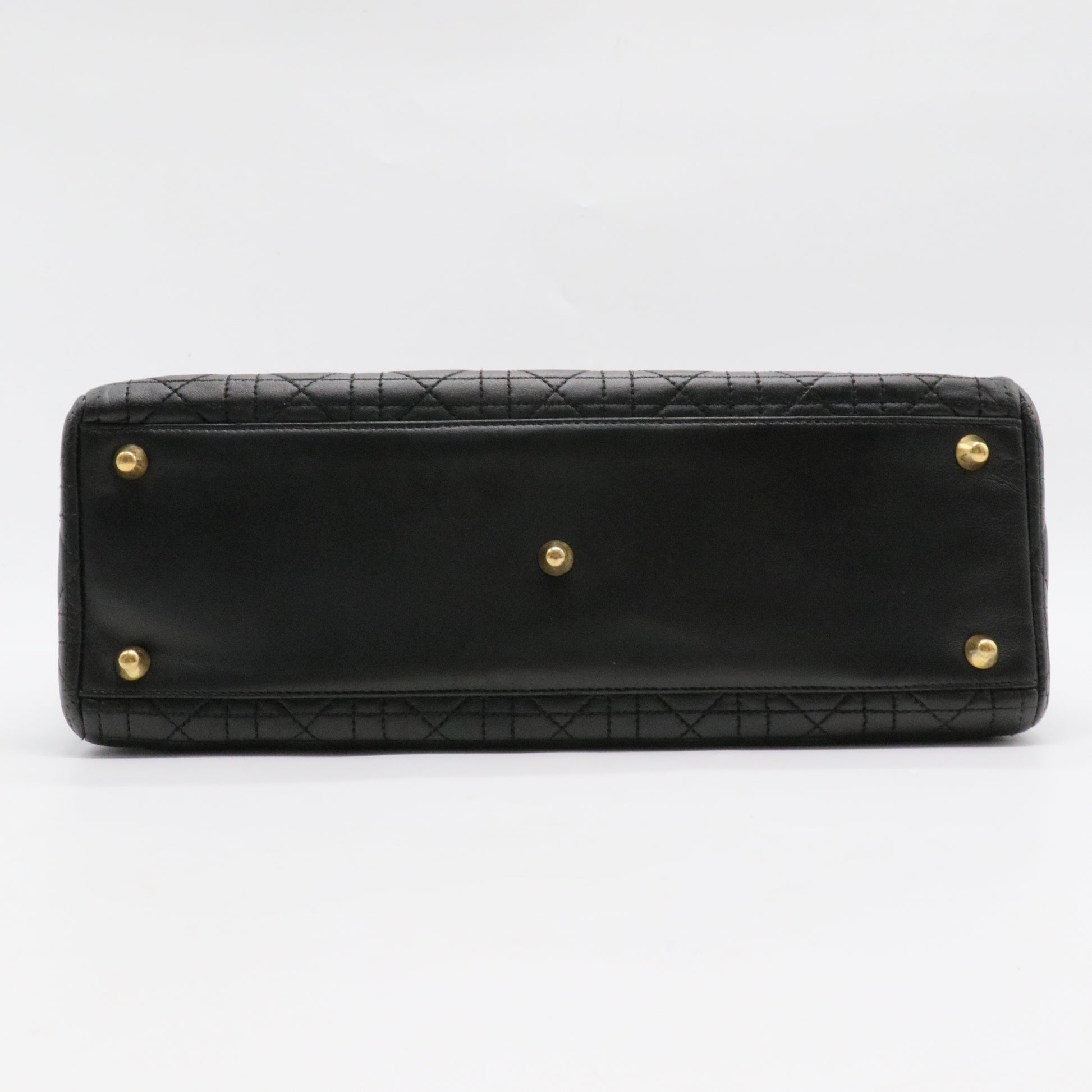 Lady Dior Bag Cannage Quilt Lambskin Large