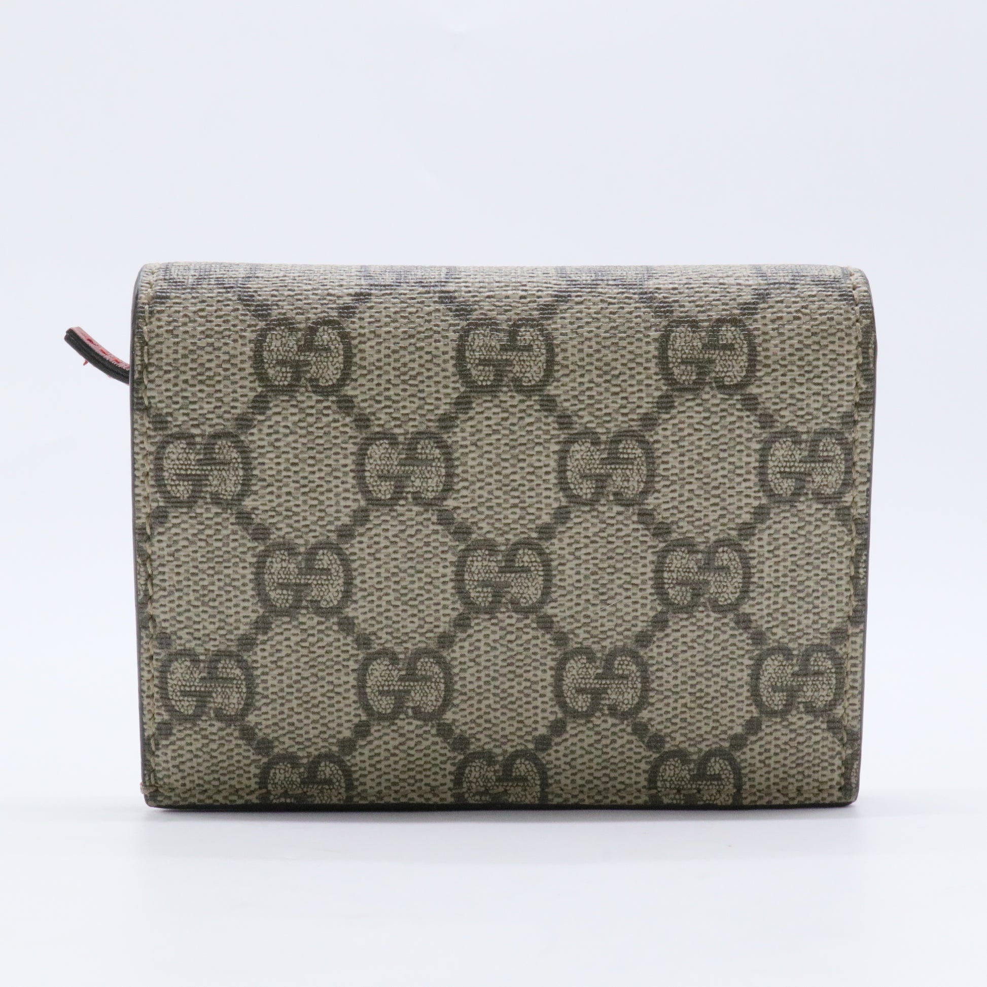 Cherries French Wallet GG Coated Canvas Compact