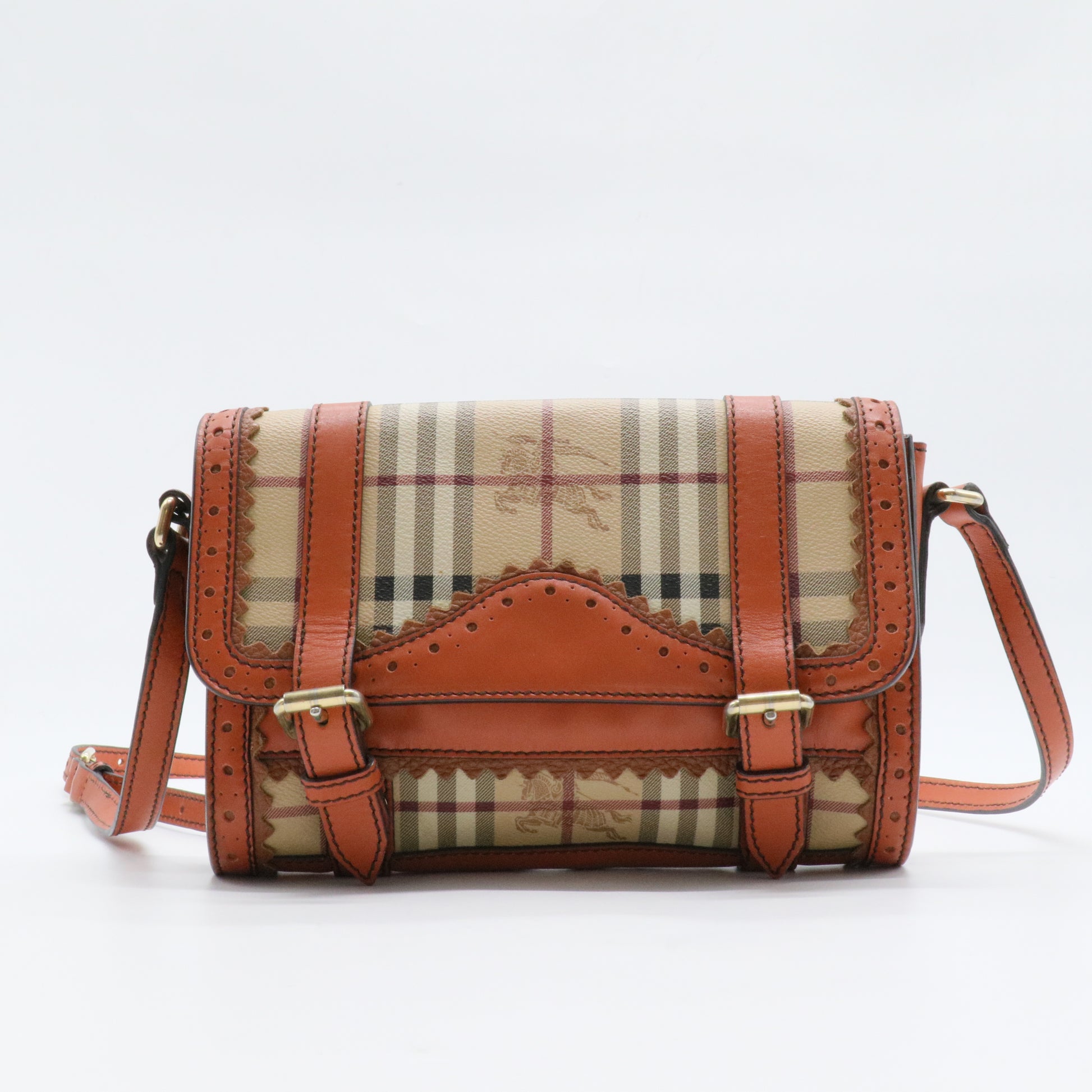 Doyle Brogues Bag Haymarket Coated Canvas with Leather Small