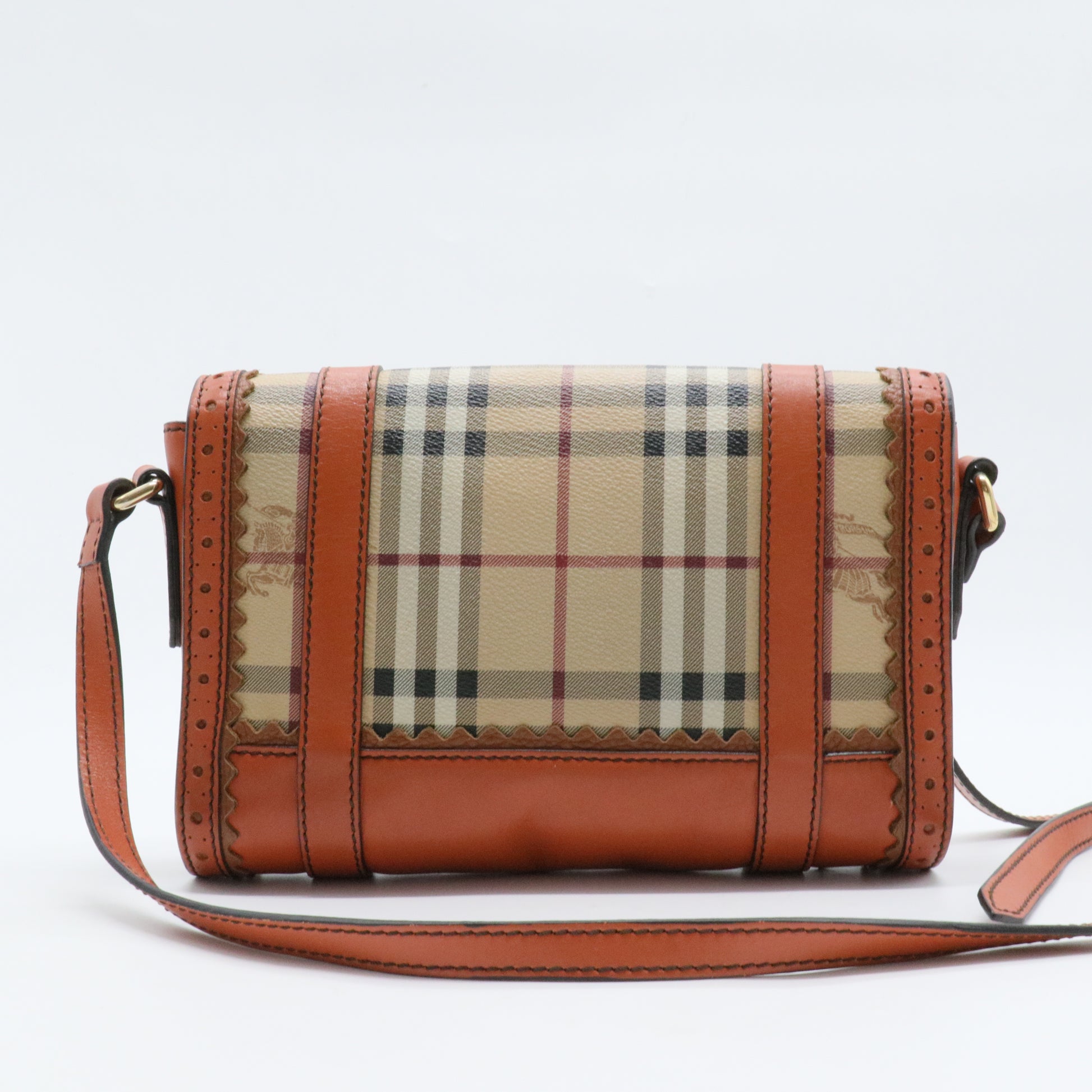 Doyle Brogues Bag Haymarket Coated Canvas with Leather Small