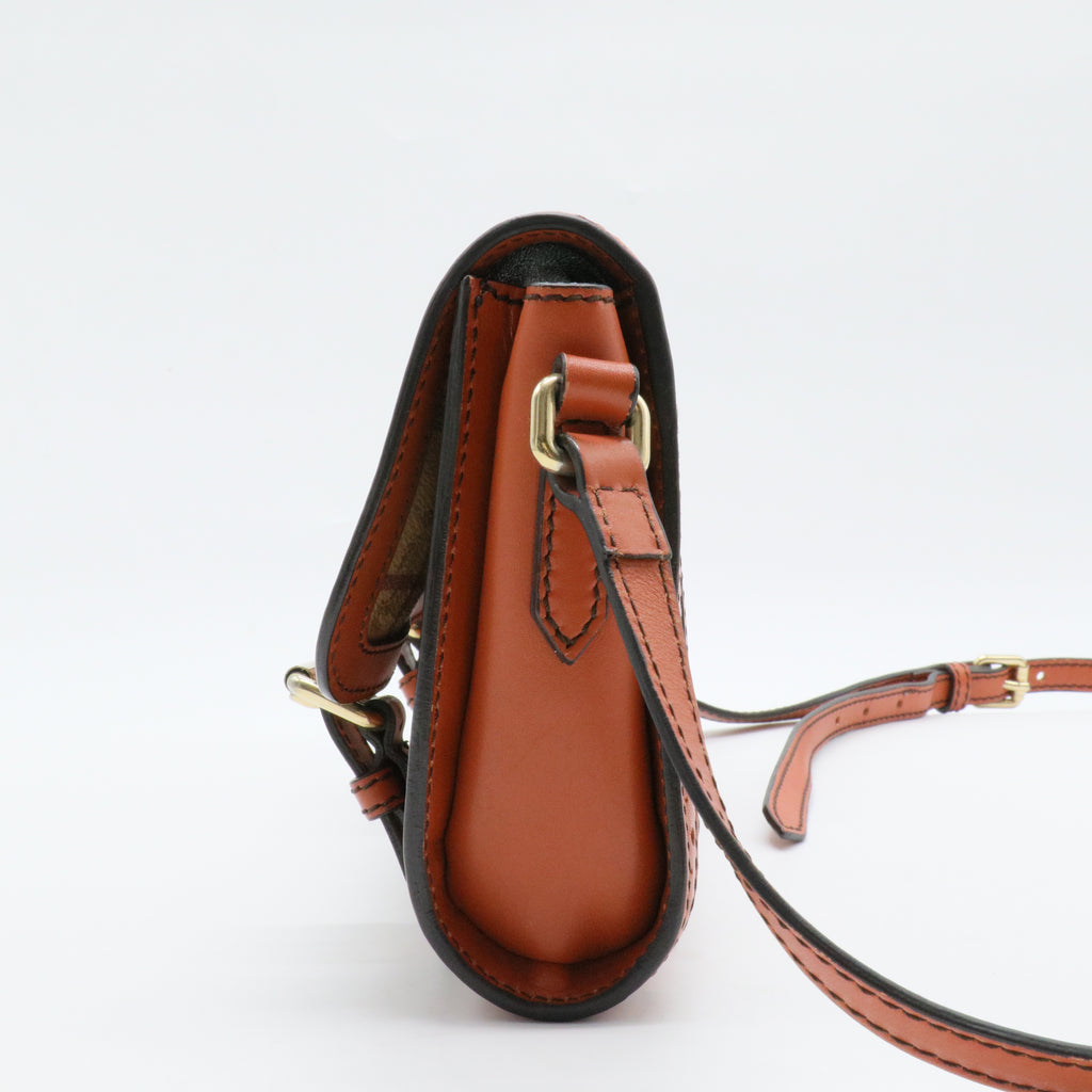 Doyle Brogues Bag Haymarket Coated Canvas with Leather Small